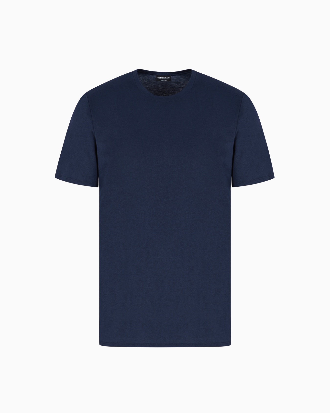 T-Shirt mit Rundhalsausschnitt aus Baumwoll-Jersey Folie 0