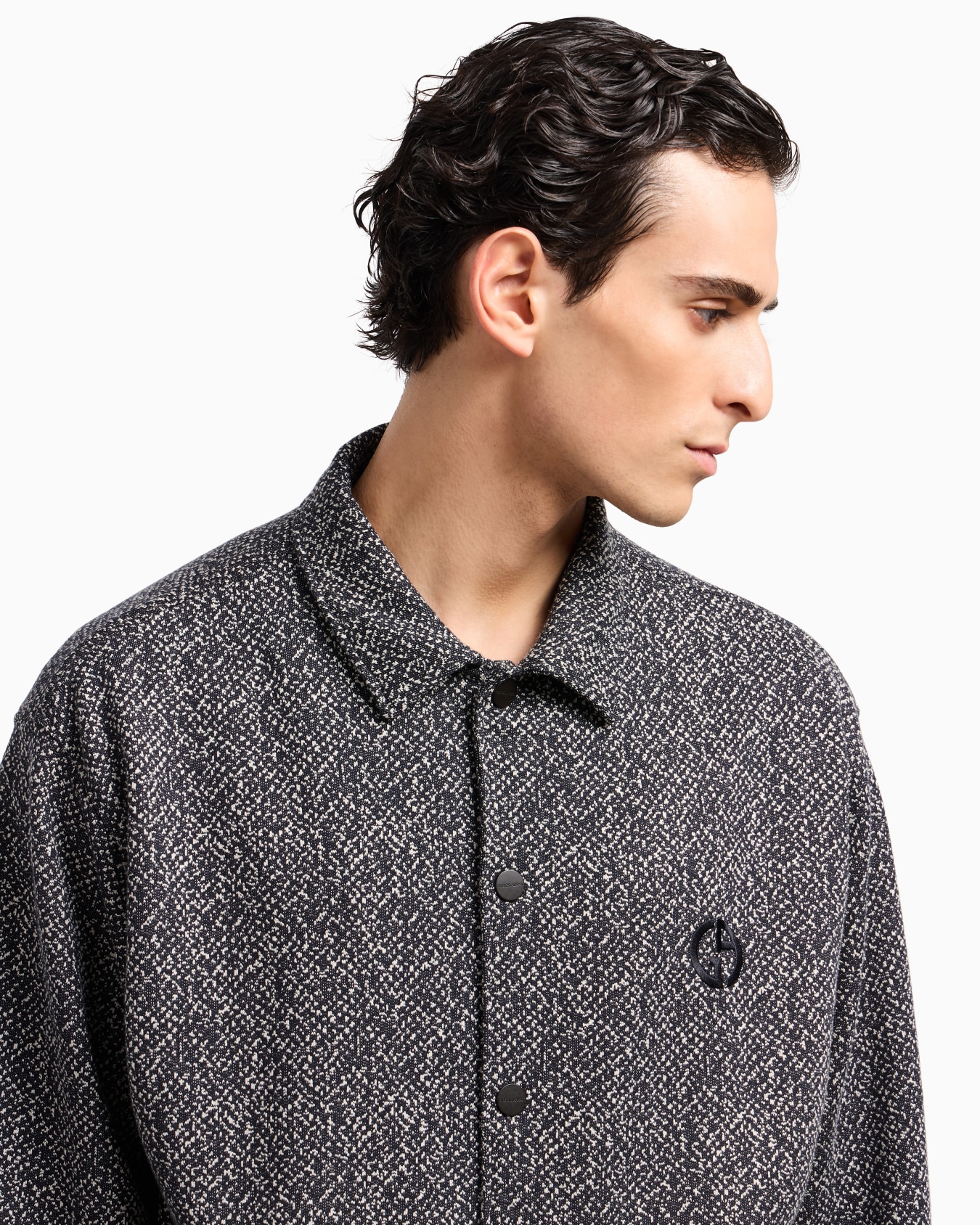 Denim Collection cotton-jersey fleece and cashmere blouson Slide 5