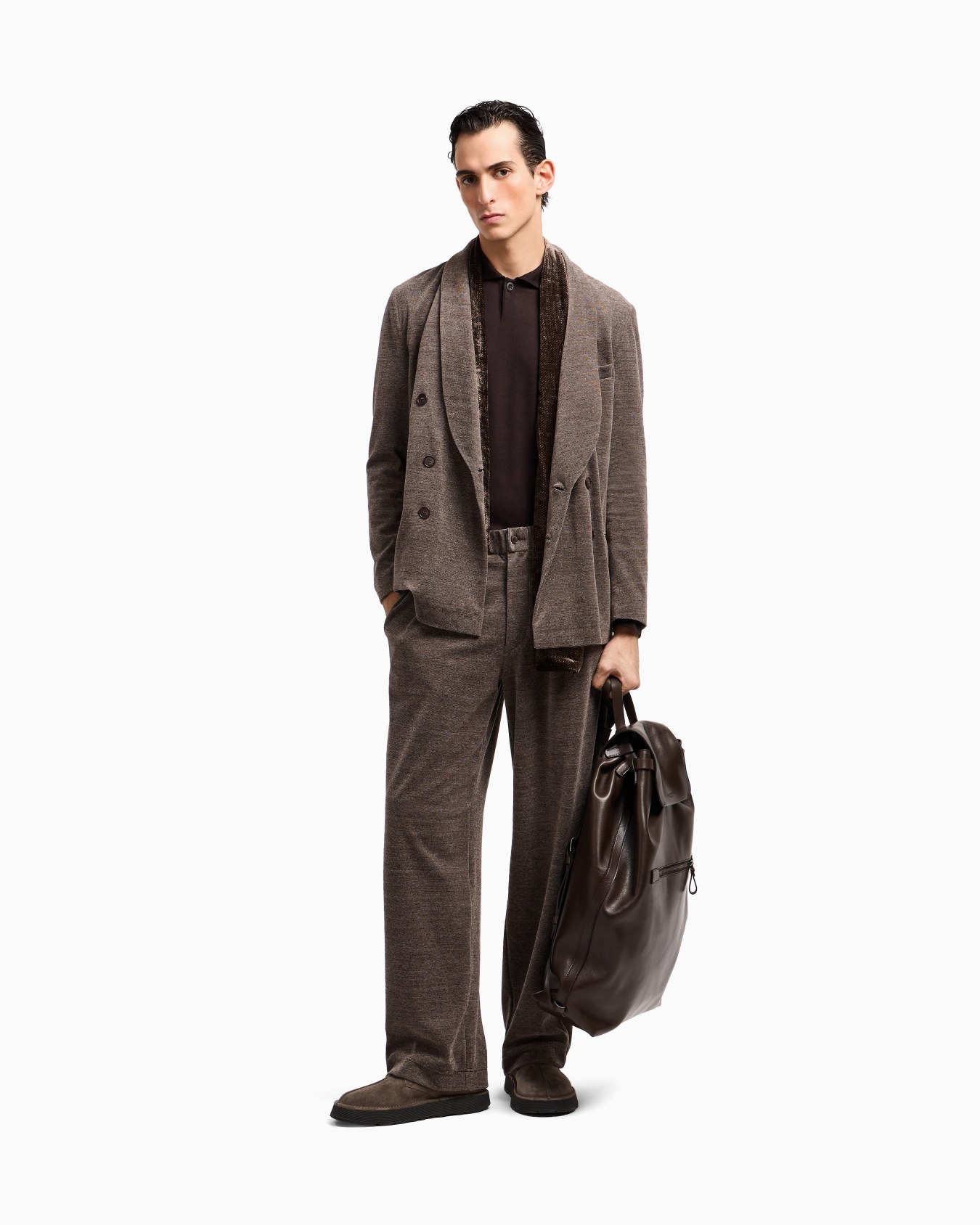ASV single-breasted jacket in a milleraies cotton jersey Slide 2