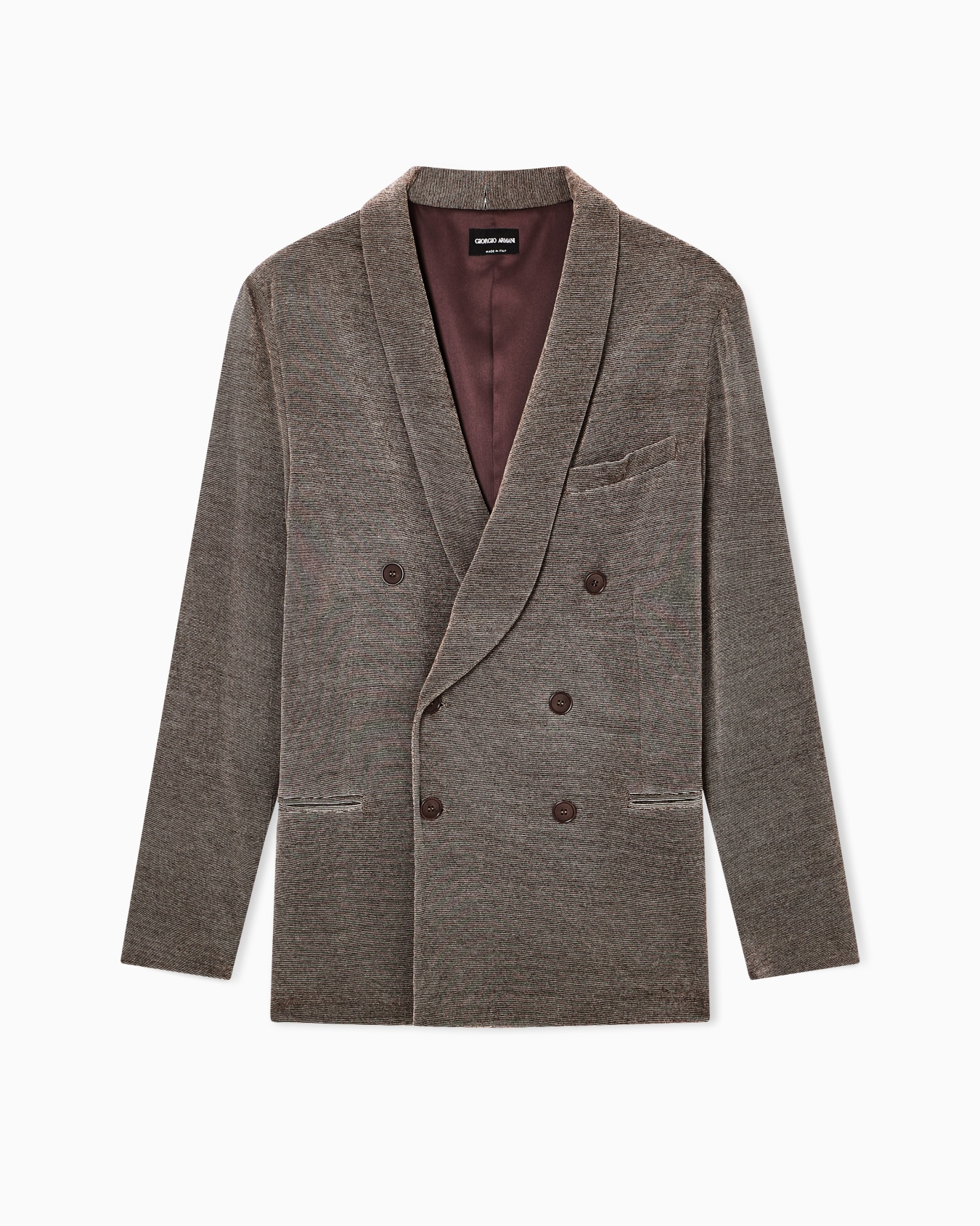 ASV single-breasted jacket in a milleraies cotton jersey Slide 0