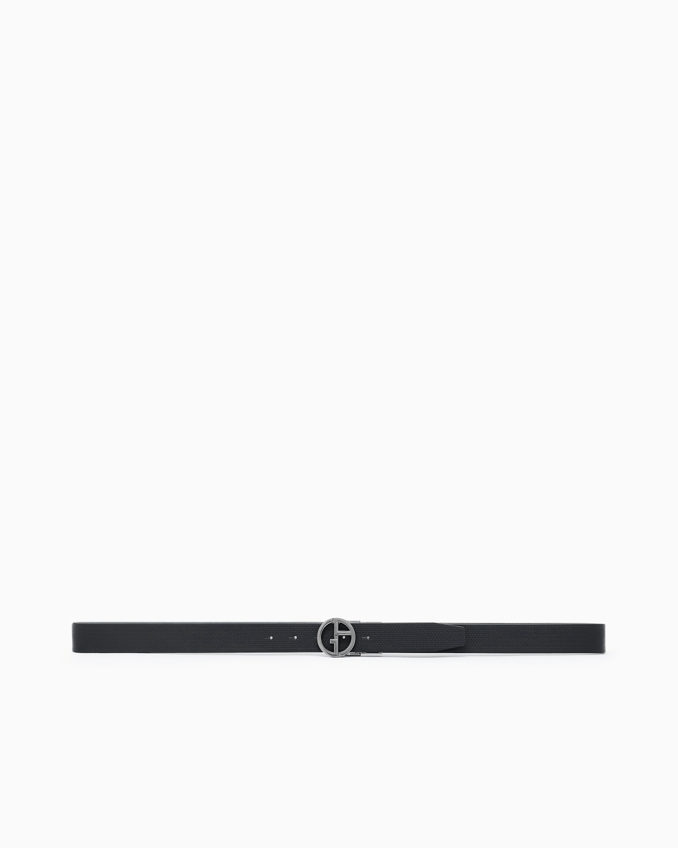 Reversible GA belt in brushed calfskin Slide 2