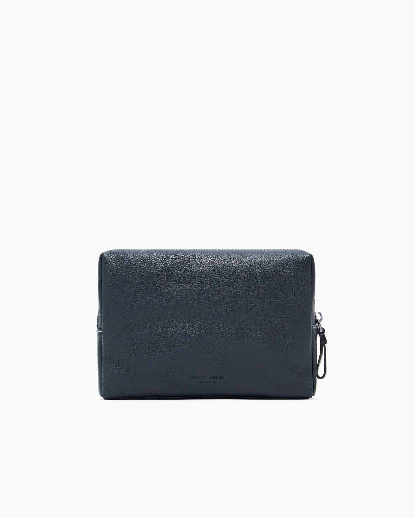 Large washbag in pebbled calfskin Slide 0
