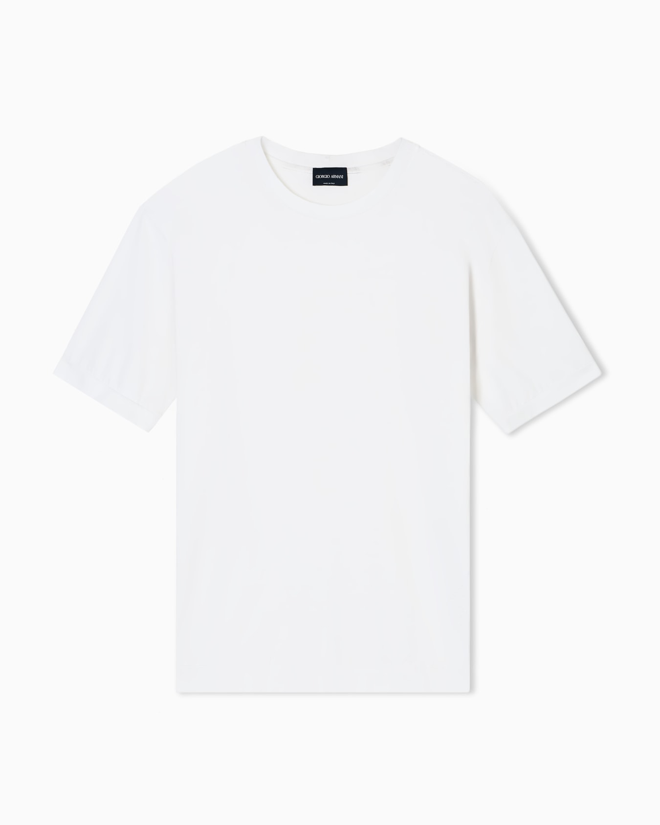 T-Shirt mit Rundhalsausschnitt aus Baumwoll-Jersey Folie 0