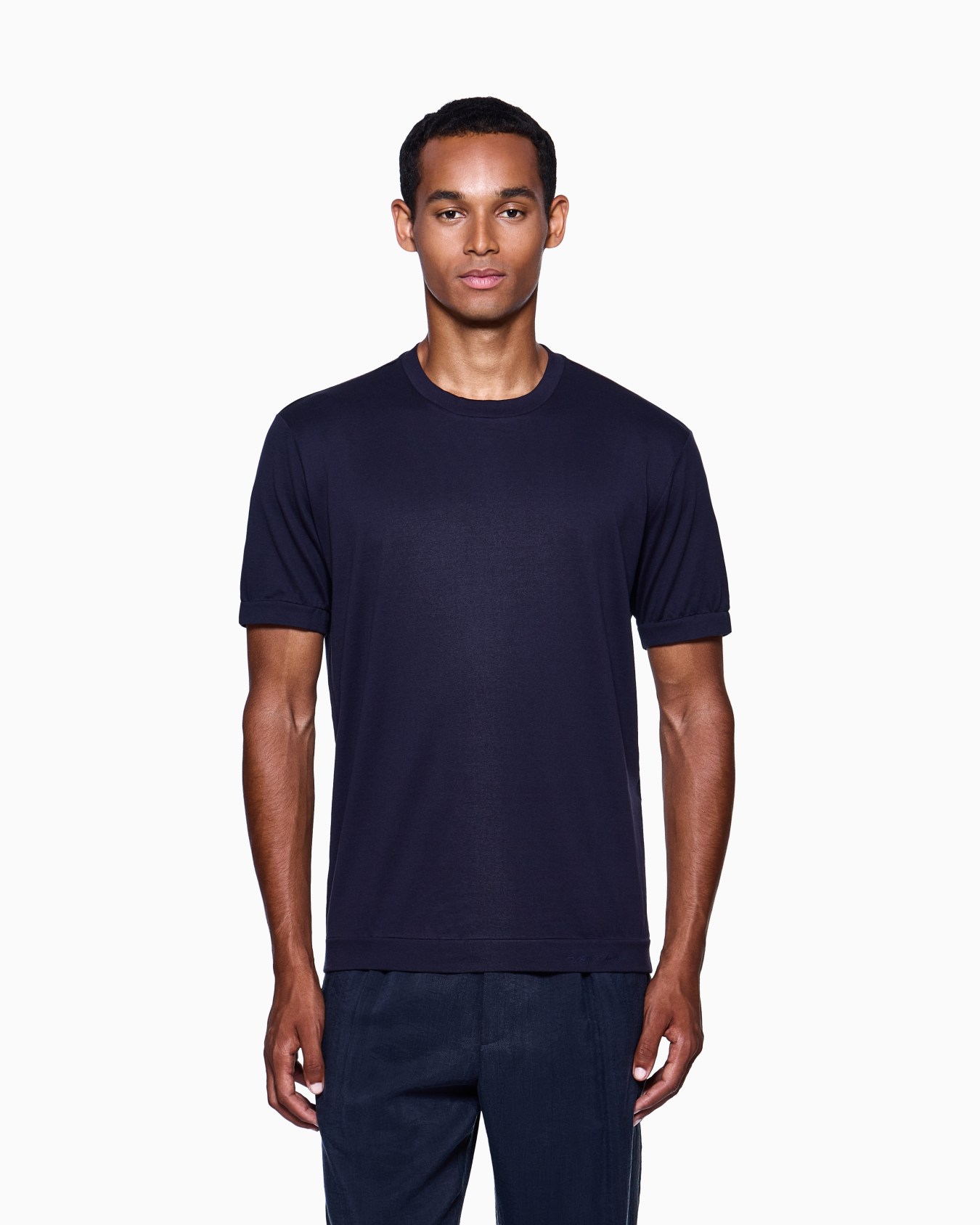 T-shirt girocollo in jersey di cotone rigenerativo ASV Slide 3