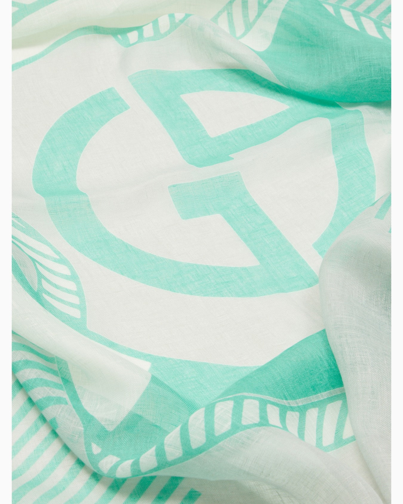 Printed linen stole Slide 1