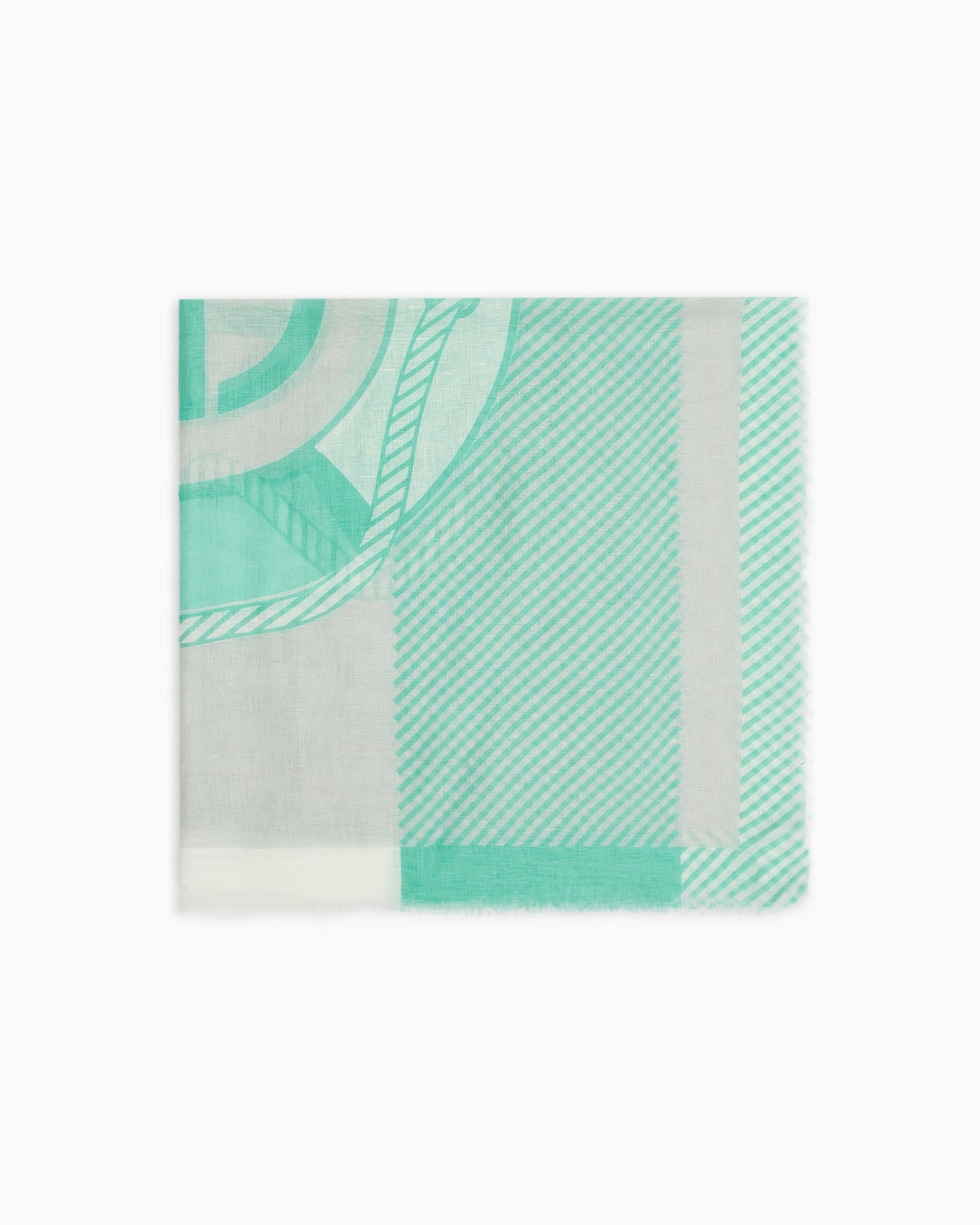 Printed linen stole Slide 0