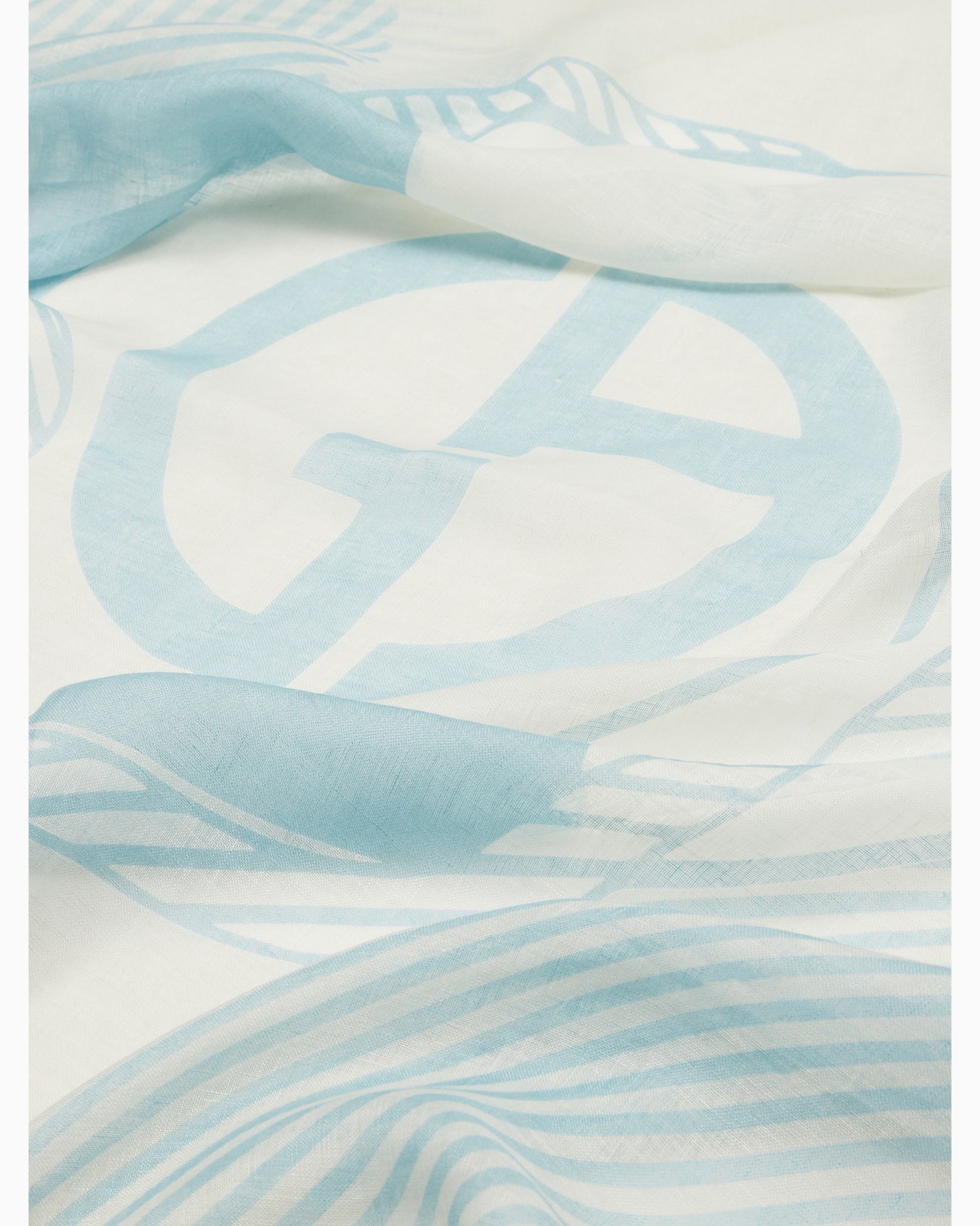 Printed linen stole Slide 1