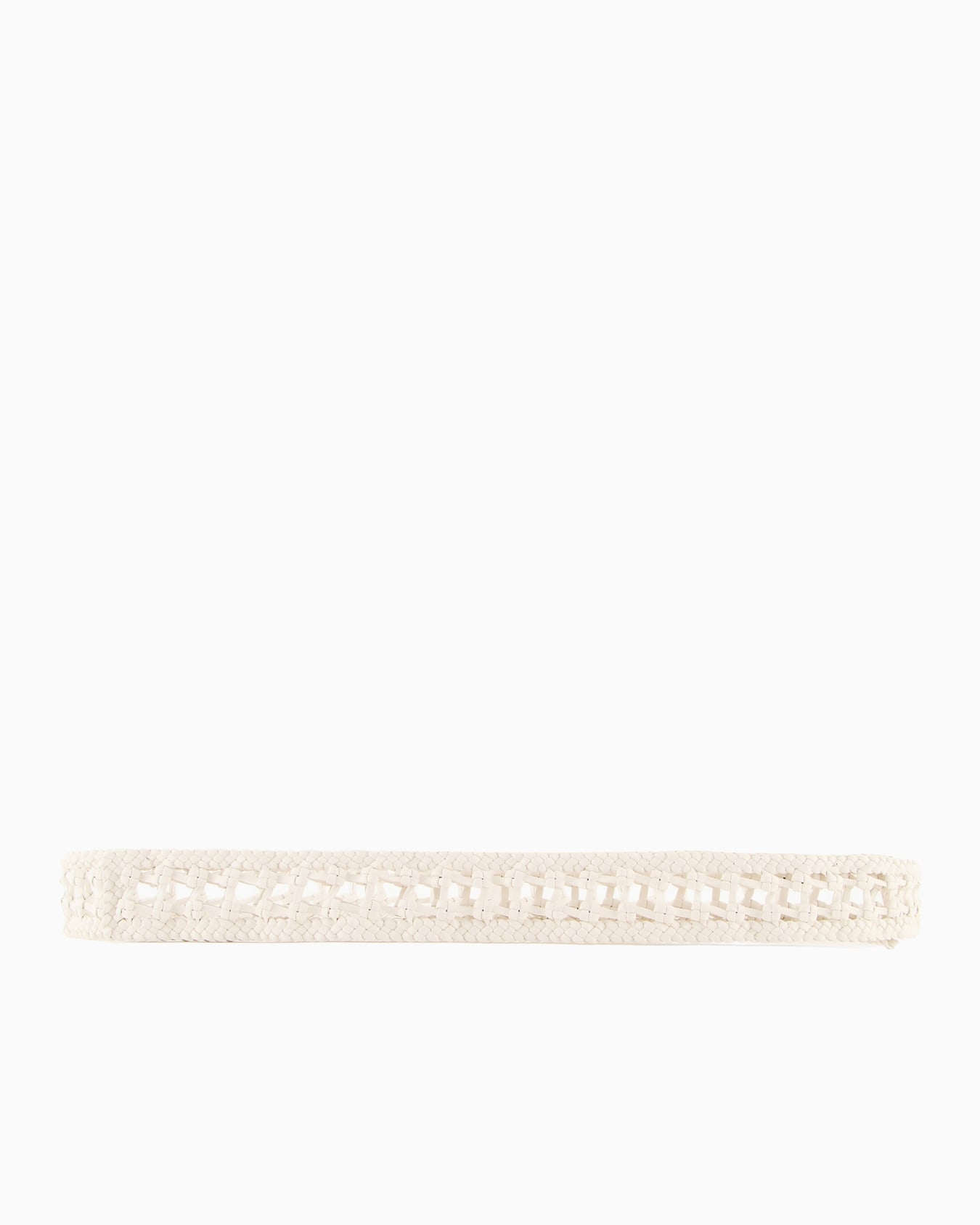 Woven leather belt Slide 2