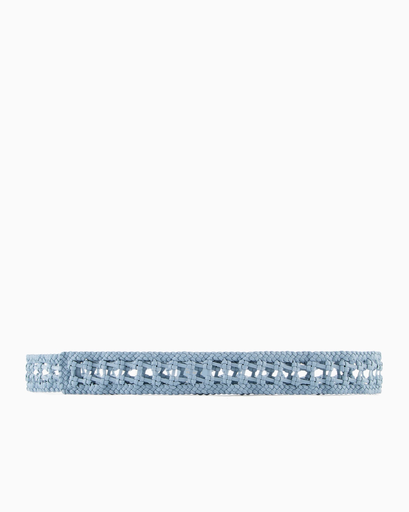 Woven leather belt Slide 2