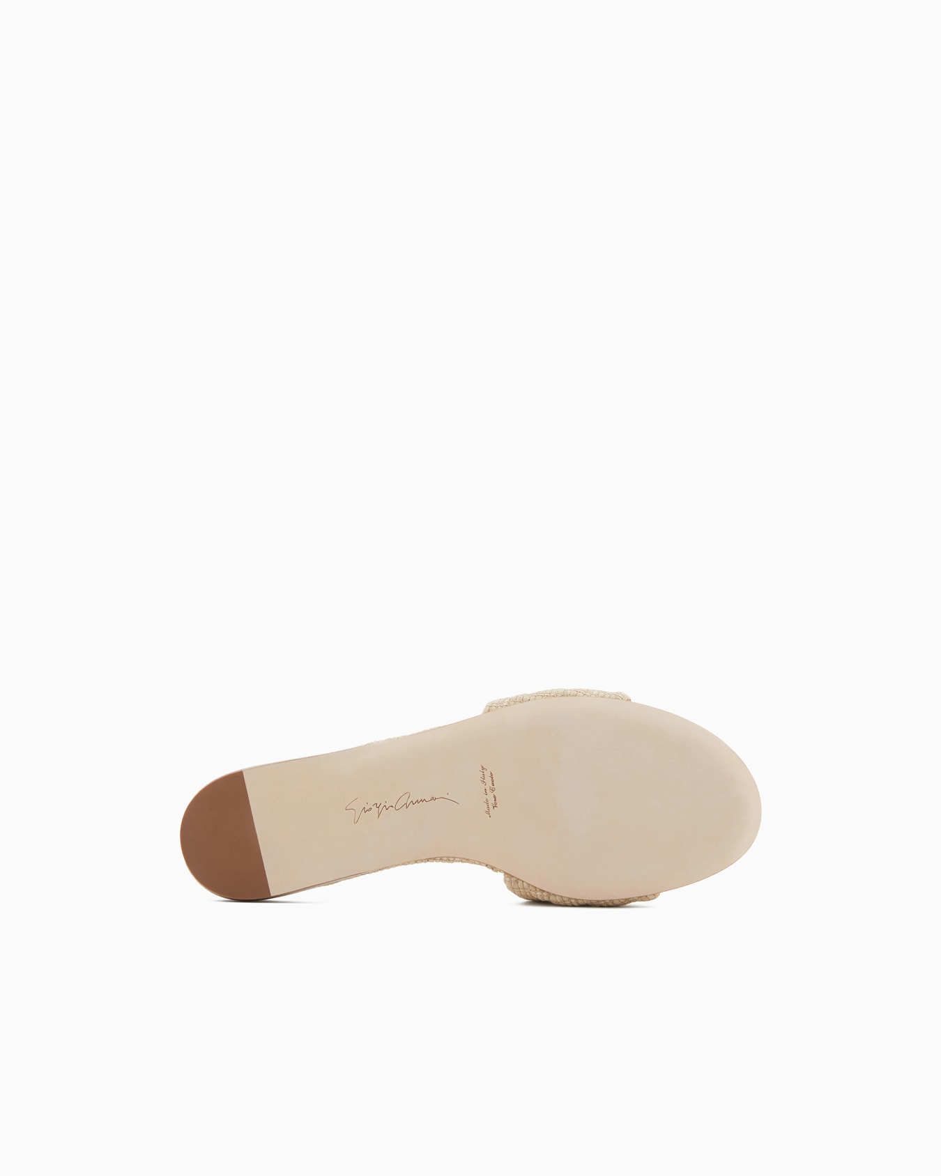Flache Sandalen aus gestepptem Raffiabast Folie 5