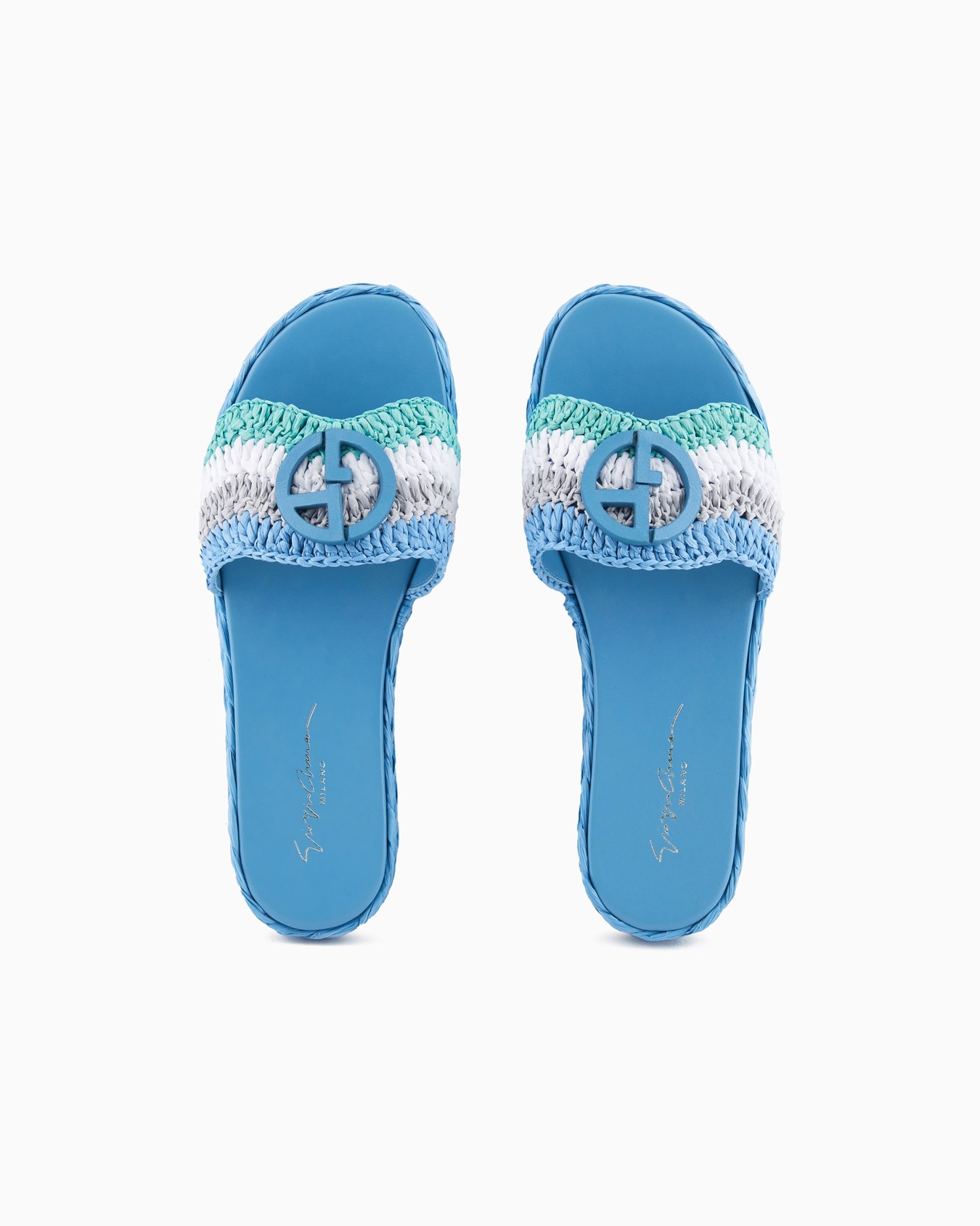 Woven flat sandals Slide 2