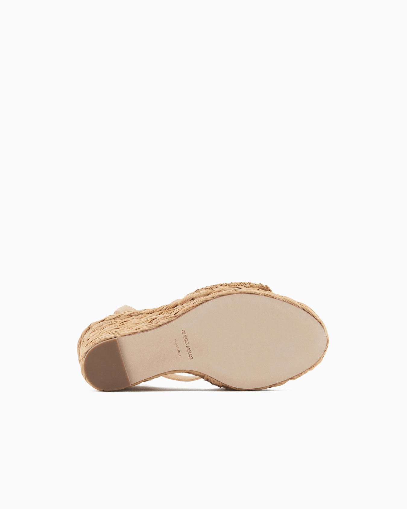 Sandals with a rope wedge with a braided motif Slide 5