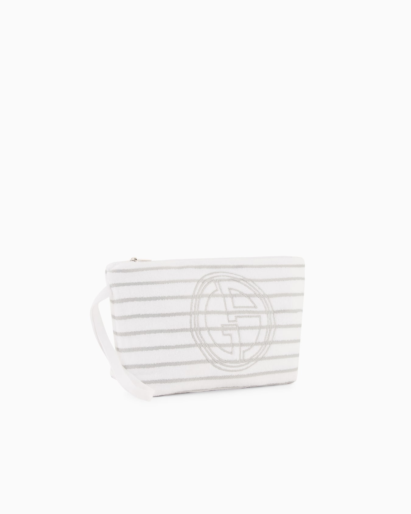 Cotton terry clutch bag スライドする 1
