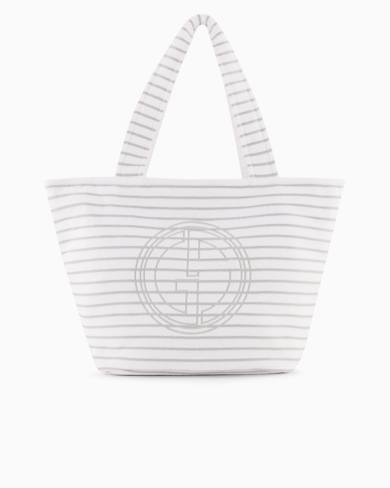 Cotton terry beach bag with pillow Slide 0