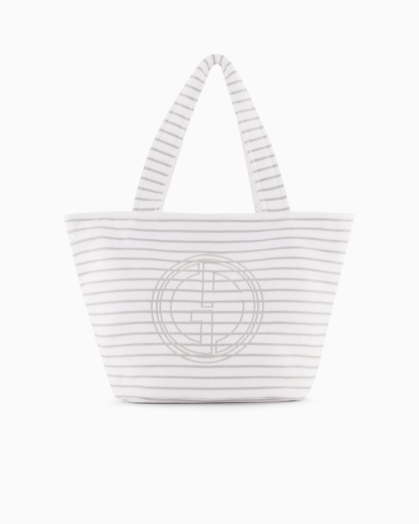 Cotton terry beach bag with pillow Slide 0