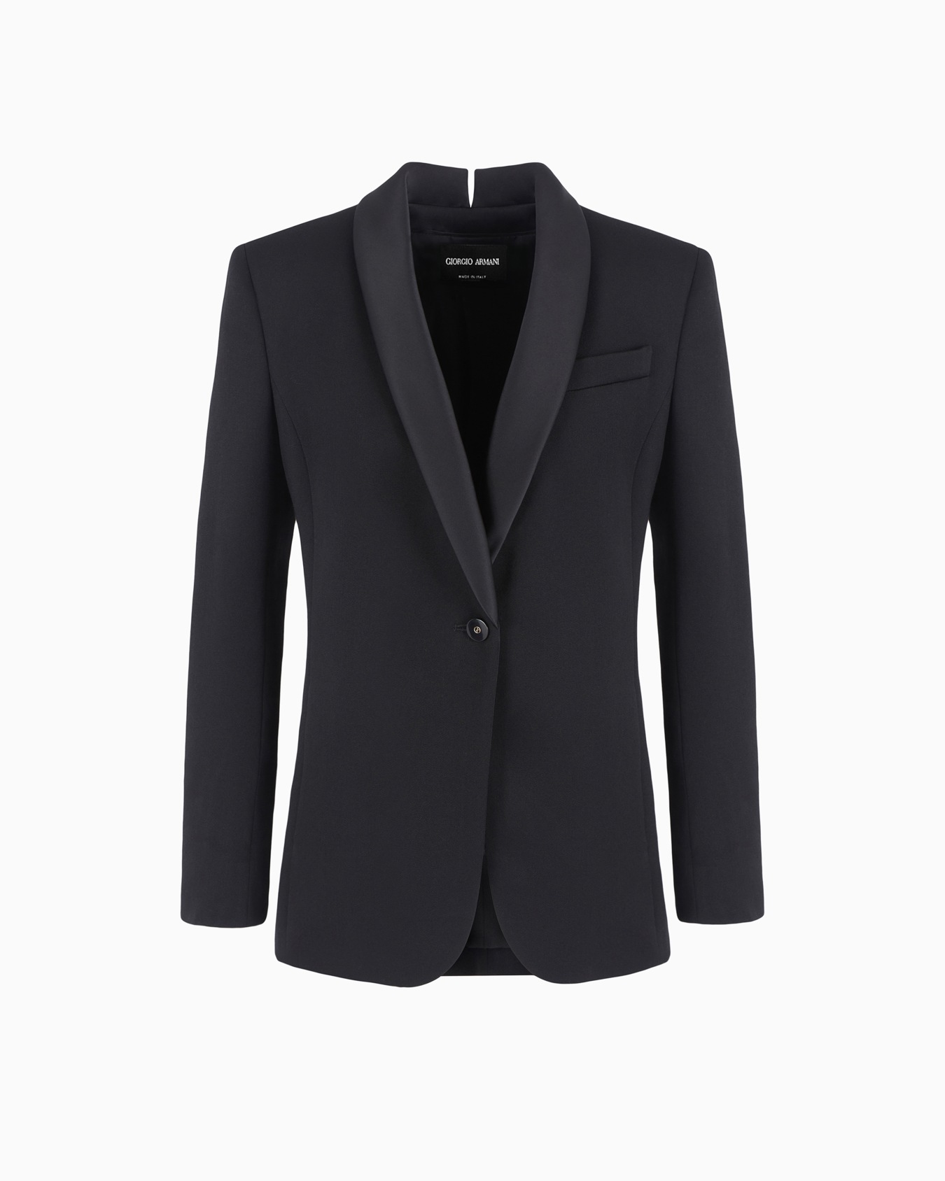 Single-breasted, virgin-wool jacket Slide 0