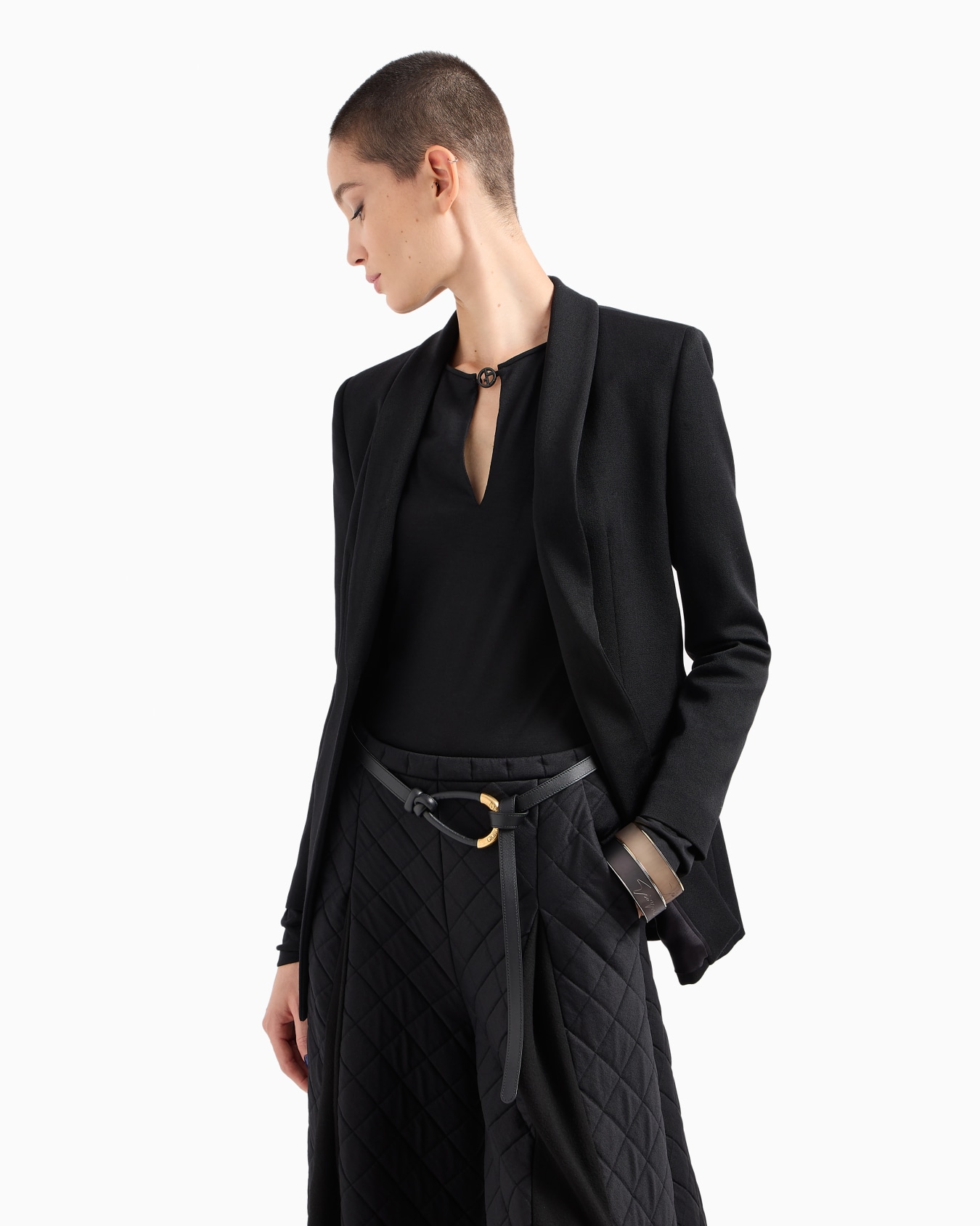 Single-breasted, virgin-wool jacket Slide 6