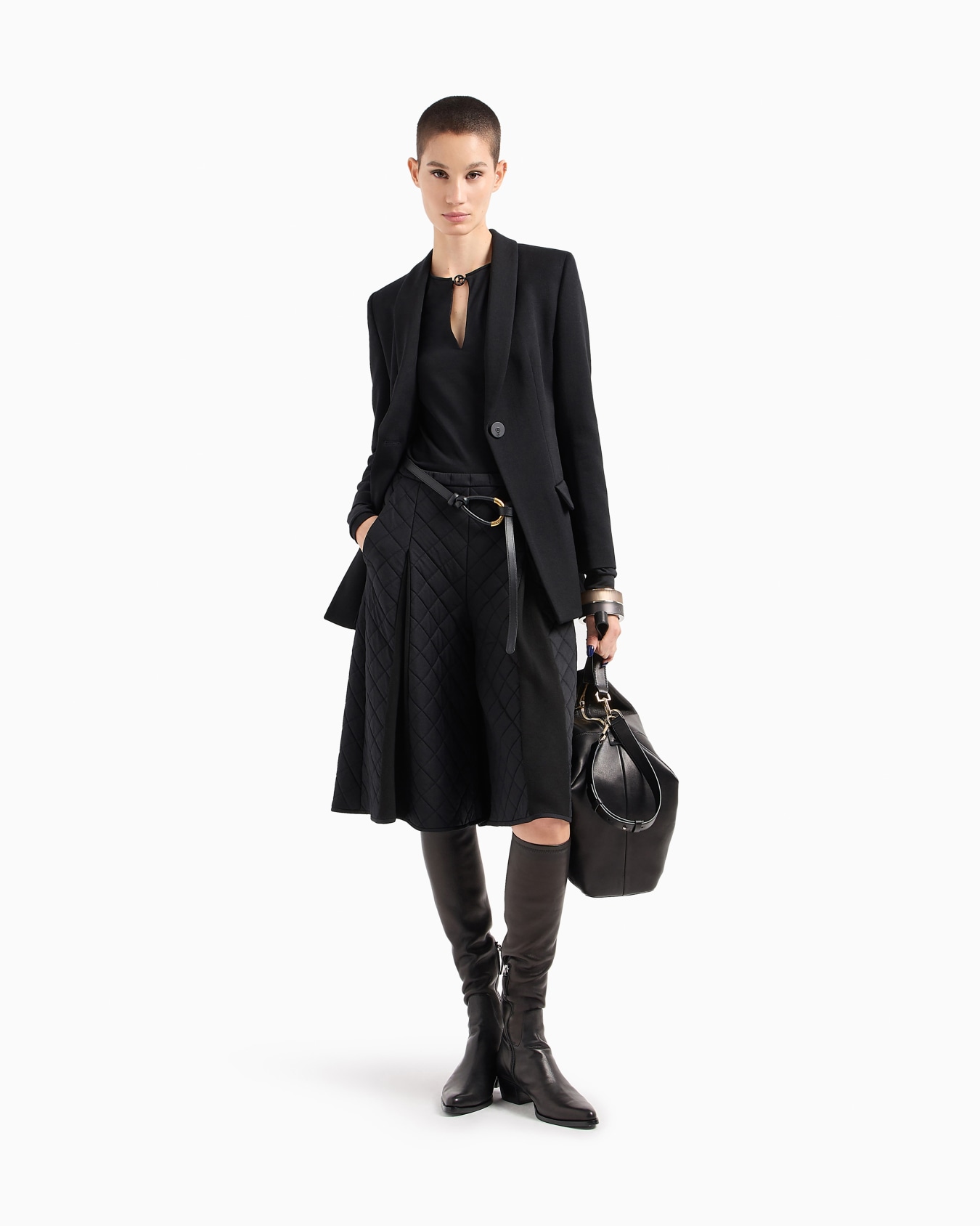 Single-breasted, virgin-wool jacket Slide 2