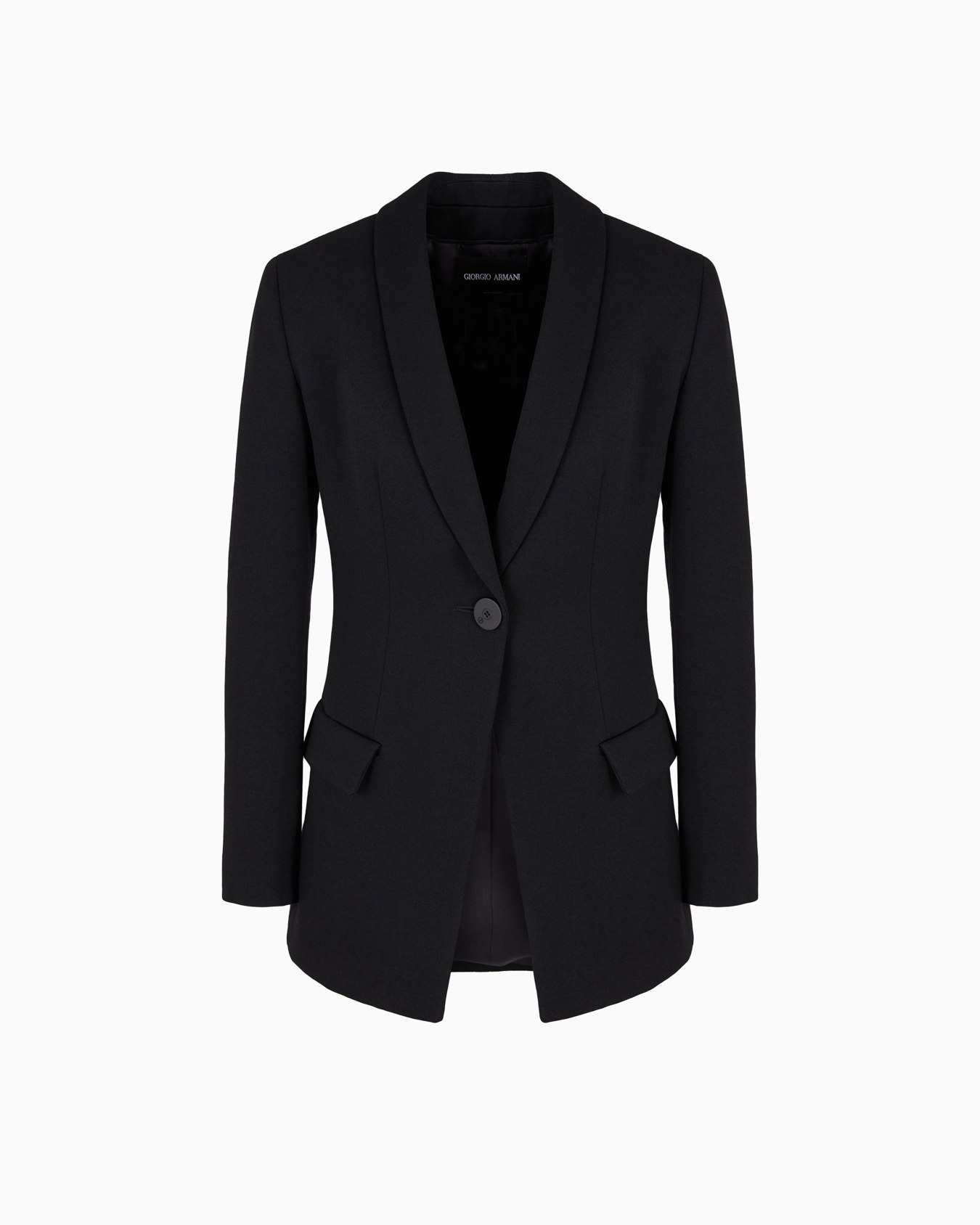 Single-breasted, virgin-wool jacket Slide 0