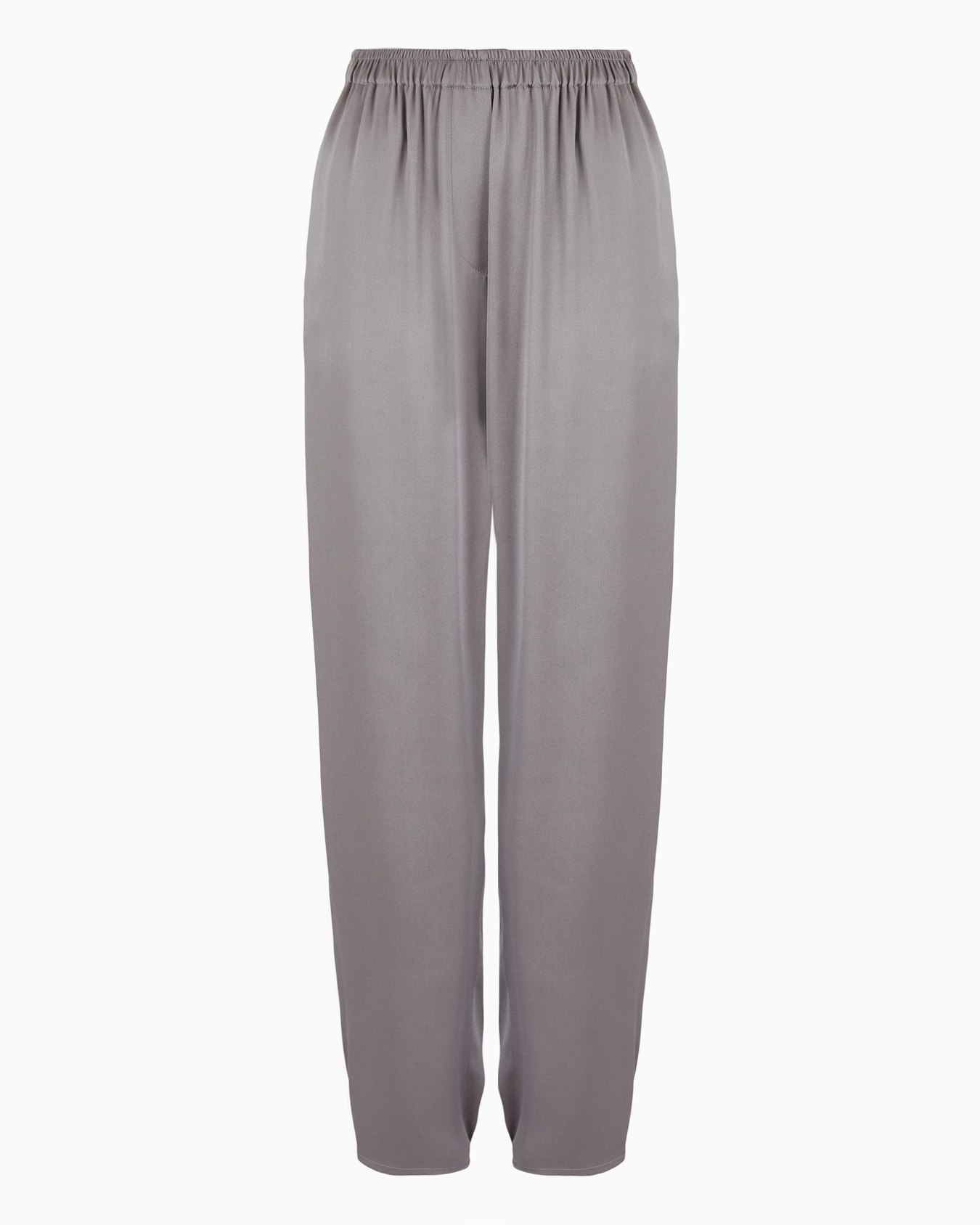 Pantalon de jogging en satin double de soie Diapositive 0
