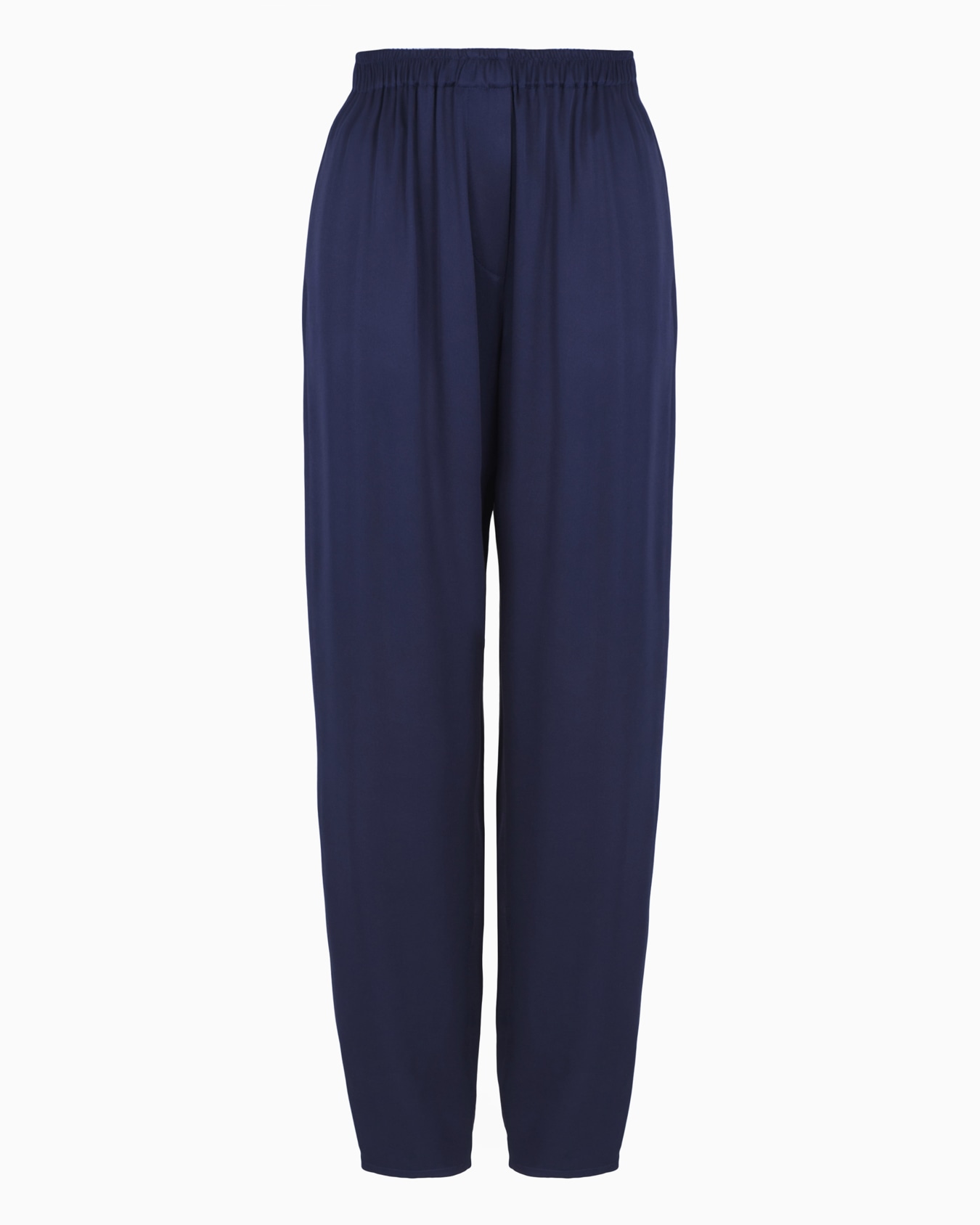 Double silk-satin joggers Slide 0