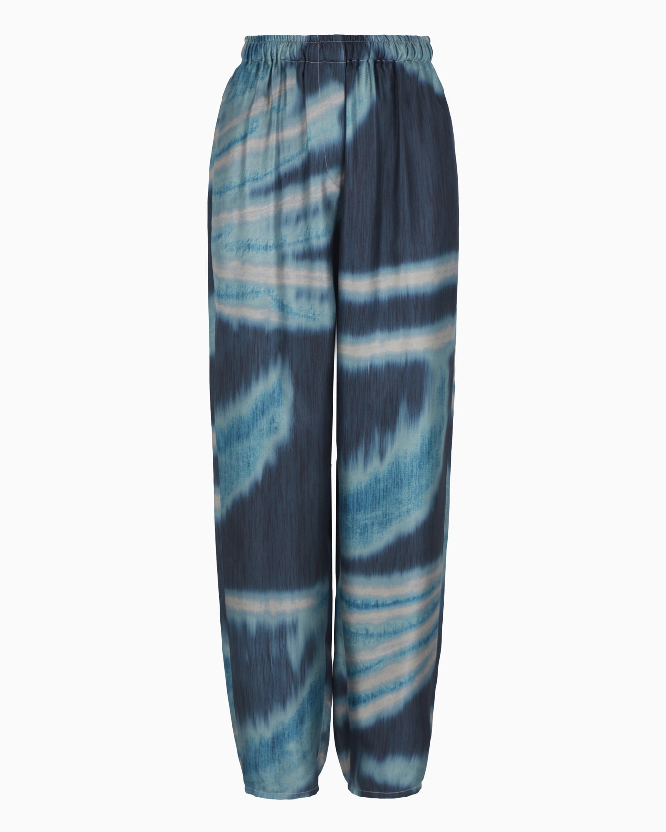 Pantalon de jogging en sergé de soie imprimé Diapositive 0