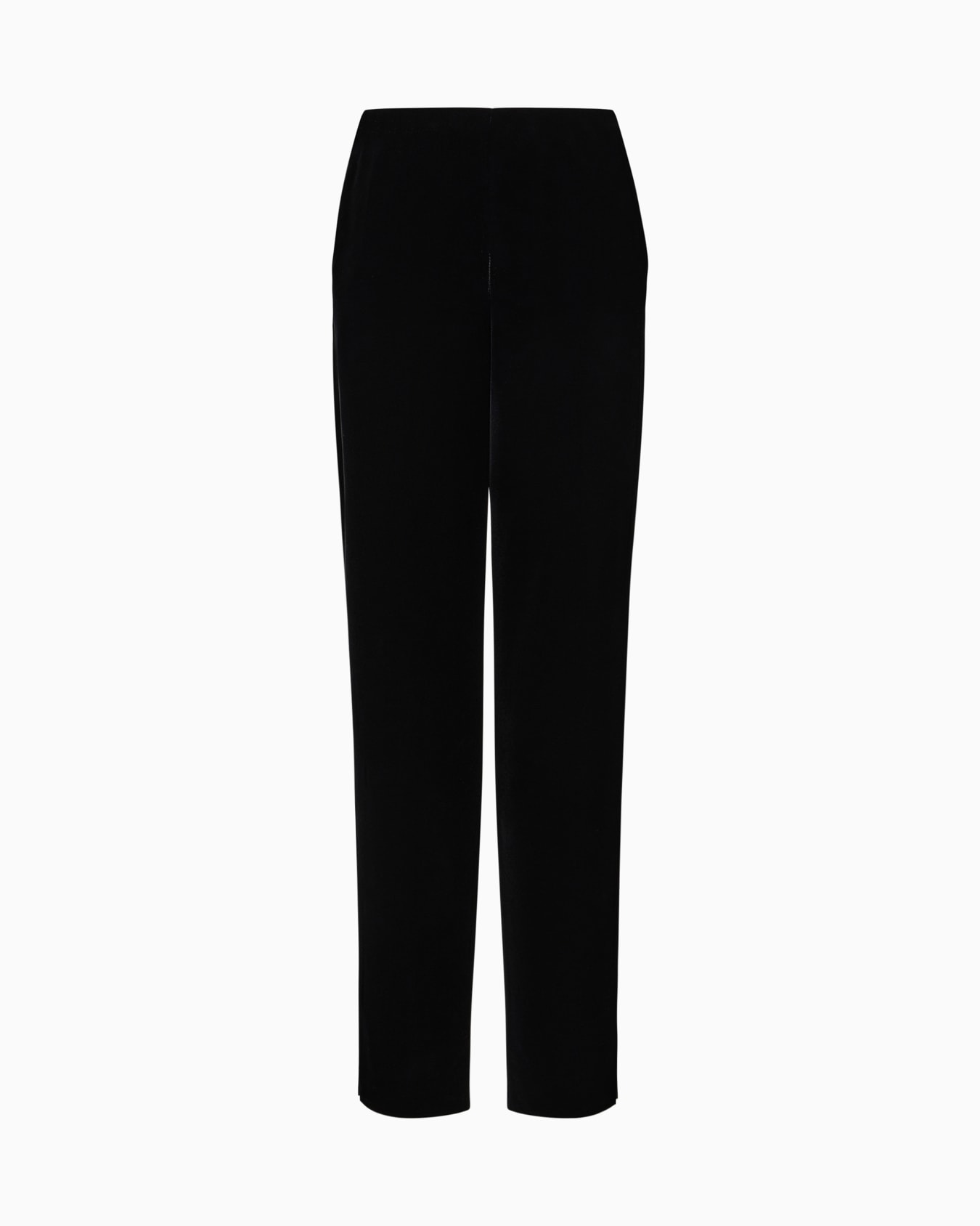 Straight-cut velvet trousers Slide 0