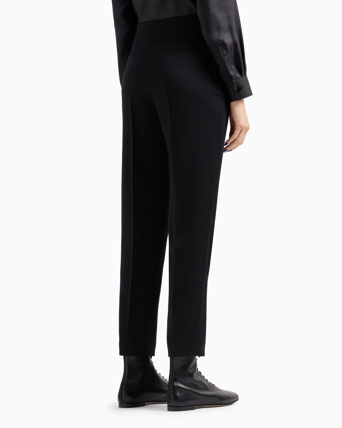 Pantalon droit en laine vierge Diapositive 3