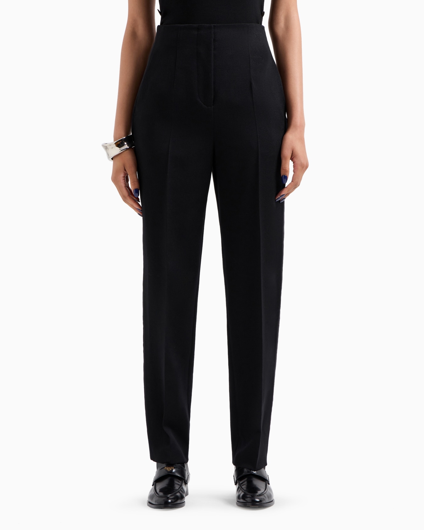 Pantalon de smoking en laine vierge Diapositive 4