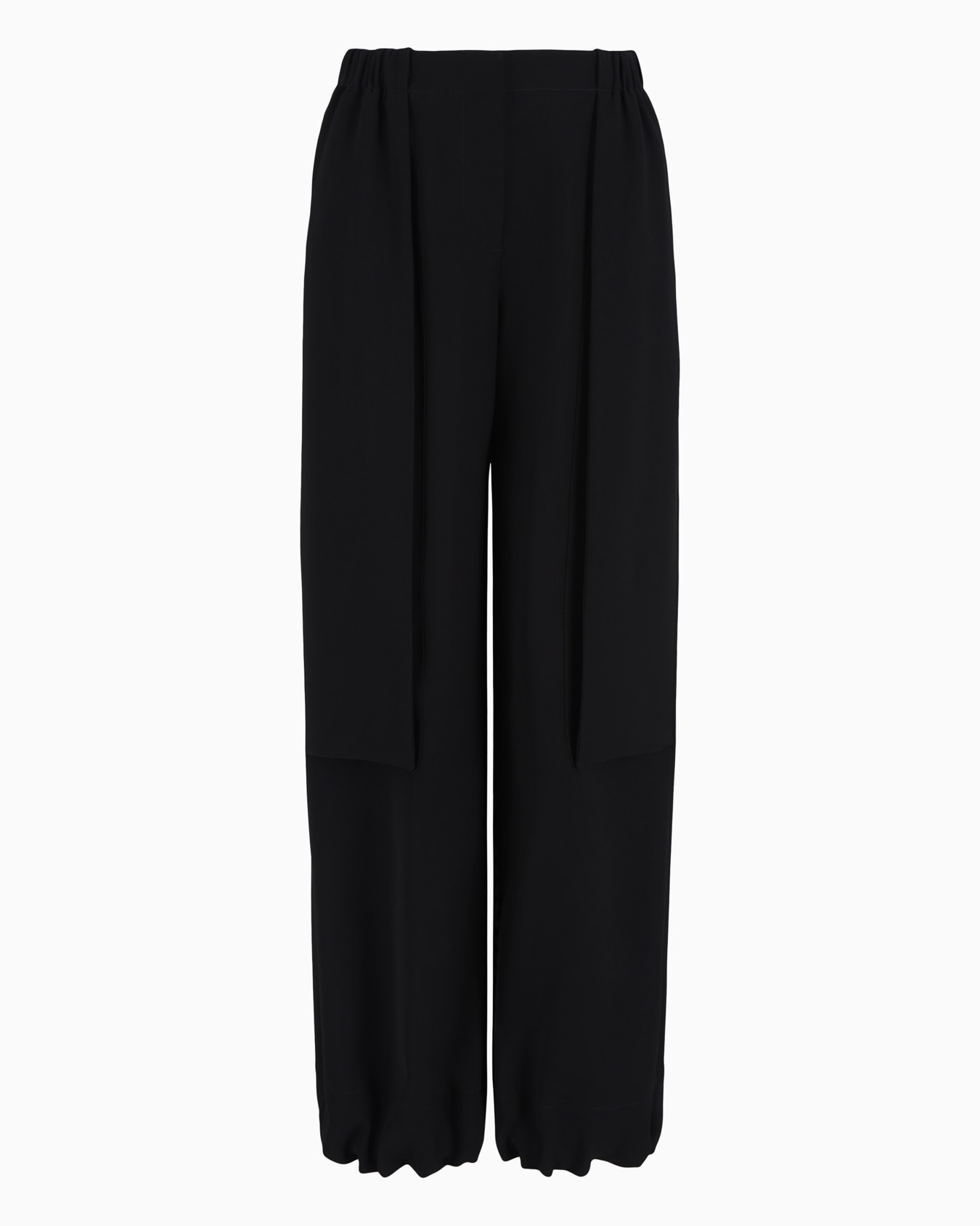 Soft, technical-cady trousers Slide 0
