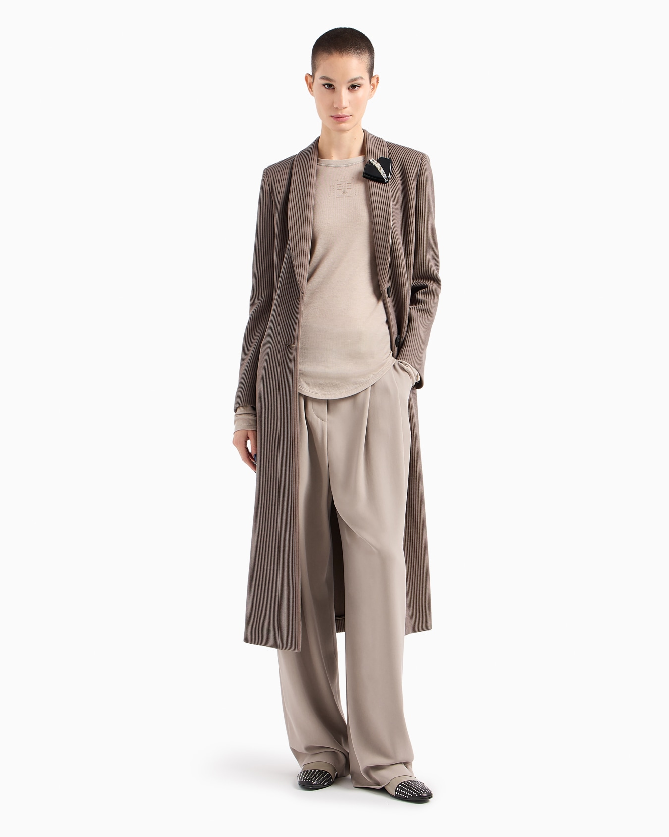 Kimono en organza de shantung de seda Diapositiva 4