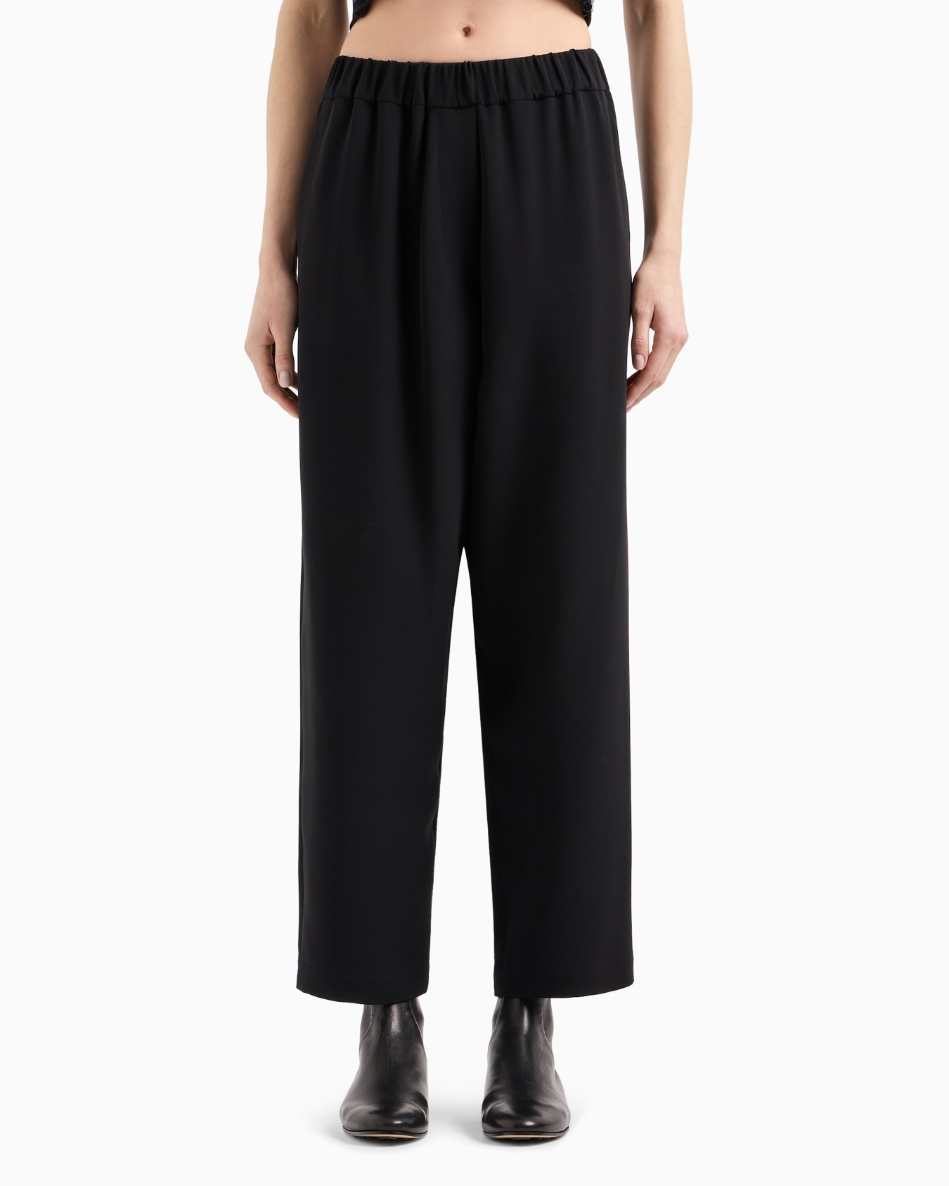 Pantalon fluide en cady de soie Diapositive 2