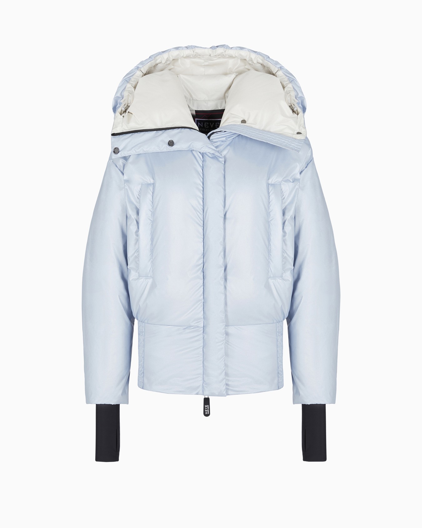 Giorgio Armani Neve padded jacket in pearlescent fabric Slide 0