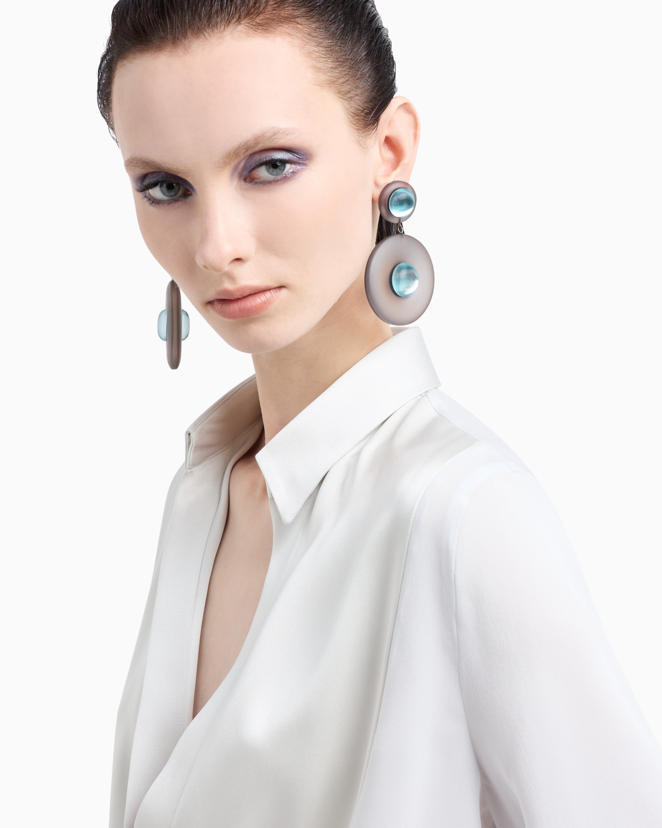 Triple silk georgette shirt Slide 4