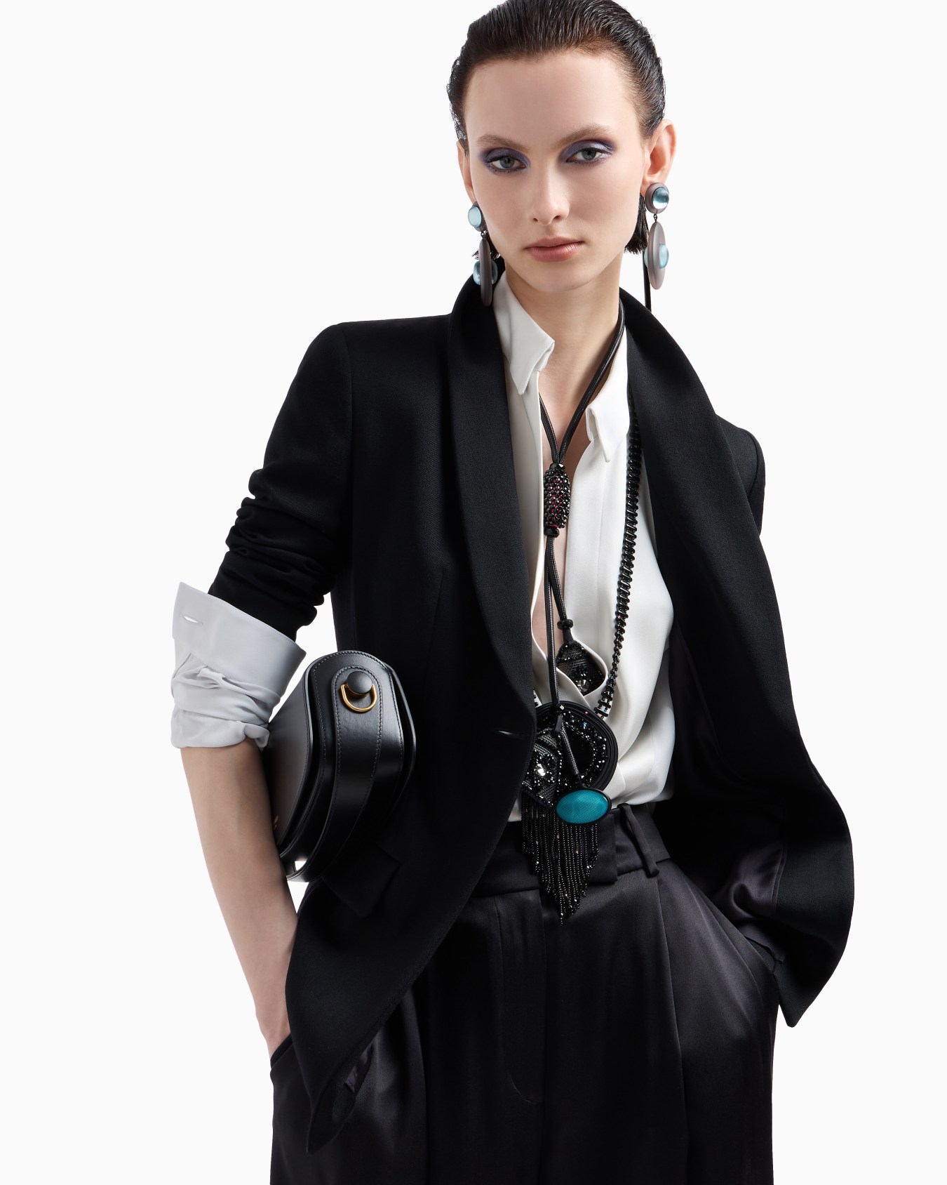Triple silk georgette shirt Slide 5