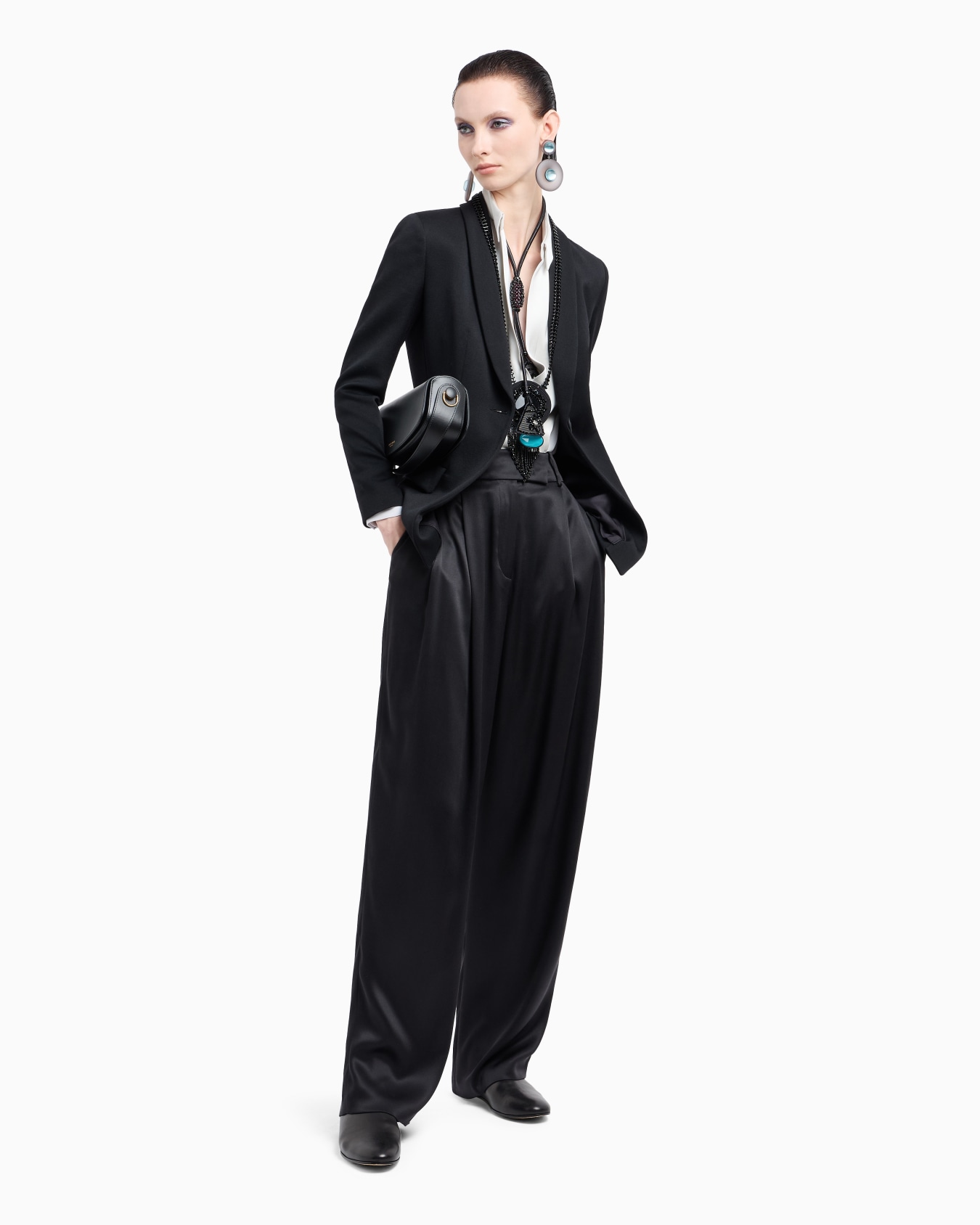 Triple silk georgette shirt Slide 3