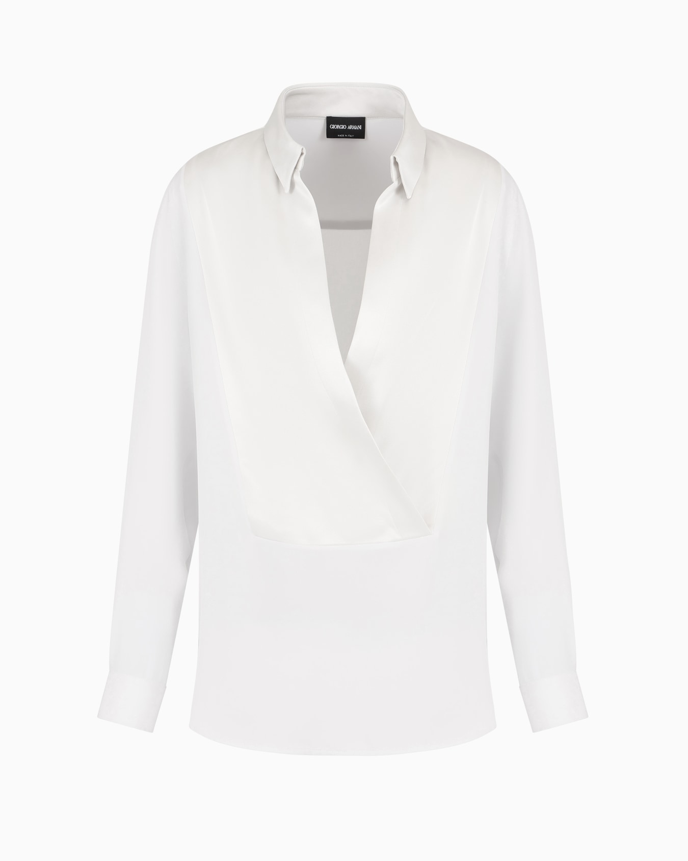 Triple silk georgette shirt Slide 0
