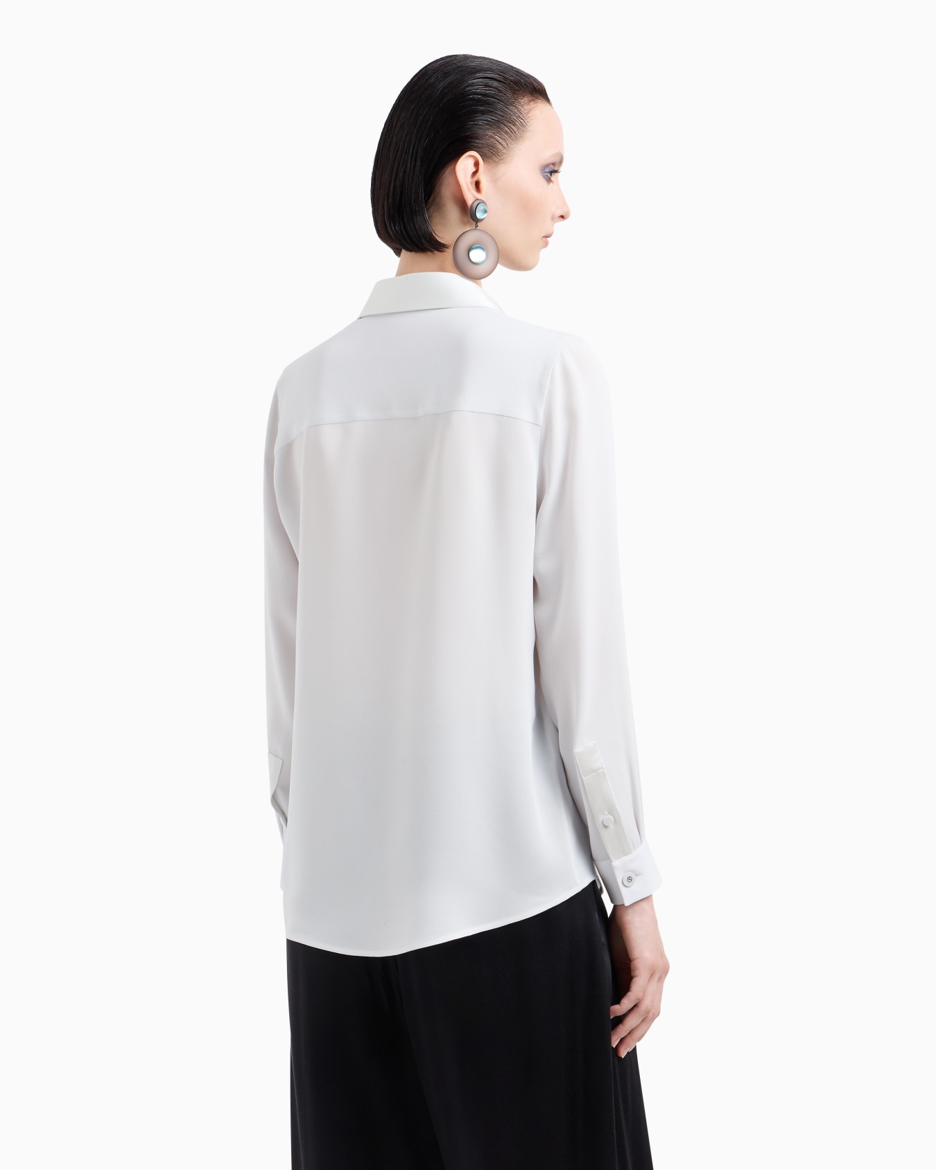 Triple silk georgette shirt Slide 2