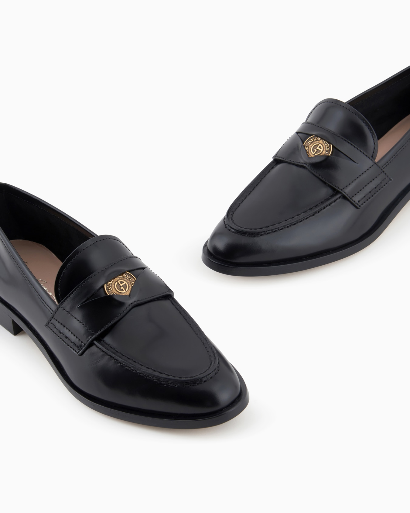 Brushed leather loafers Slide 4