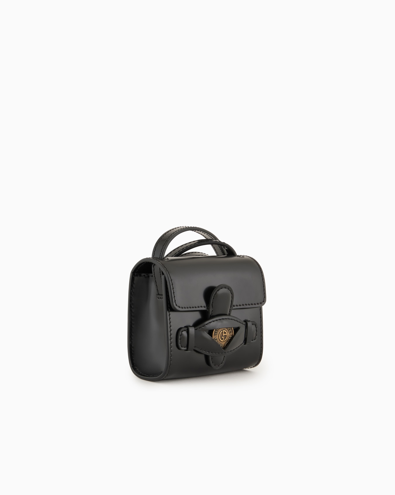 Denim Collection mini crossbody bag in brushed leather Slide 1
