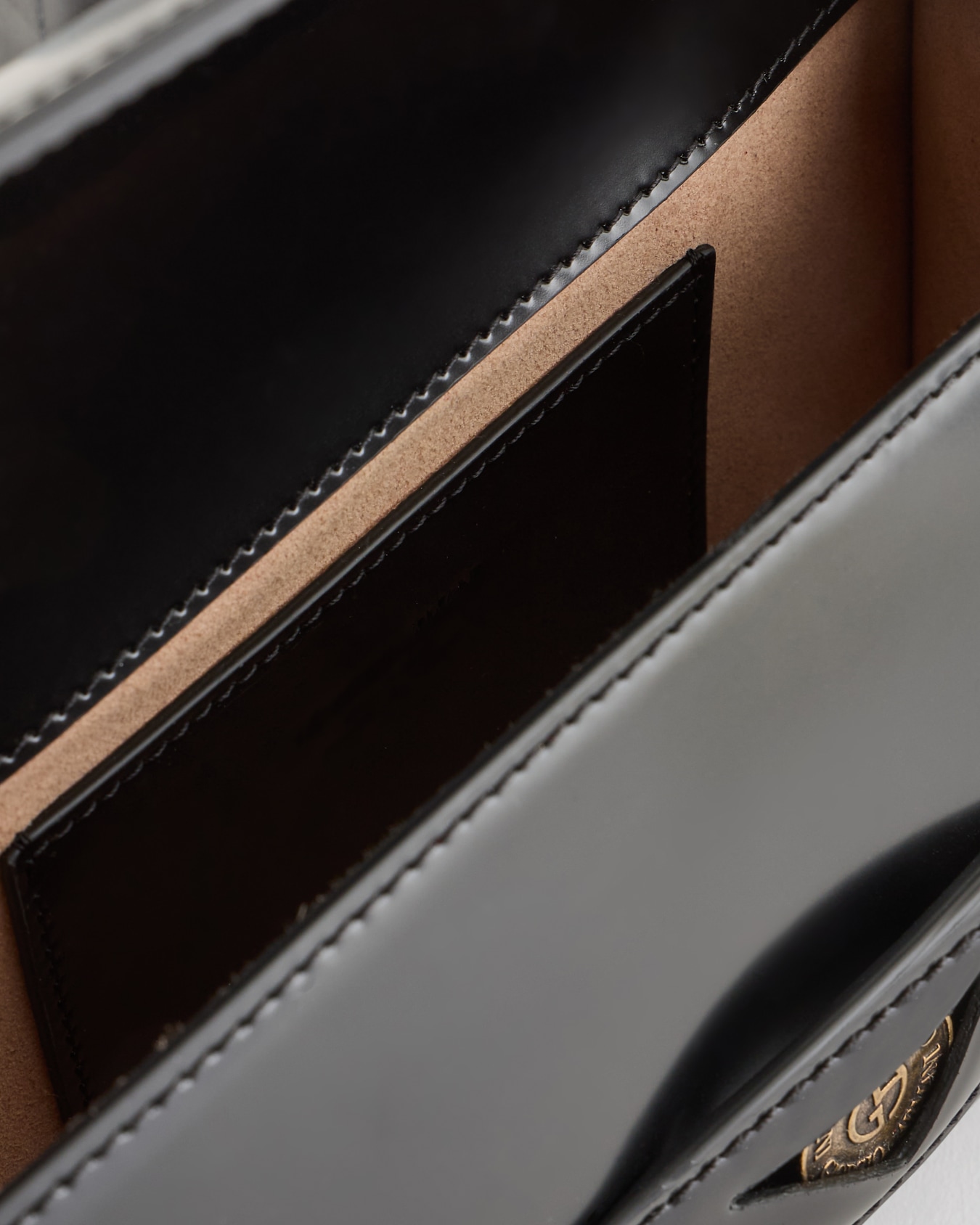 Small Denim Collection crossbody bag in brushed leather Slide 4