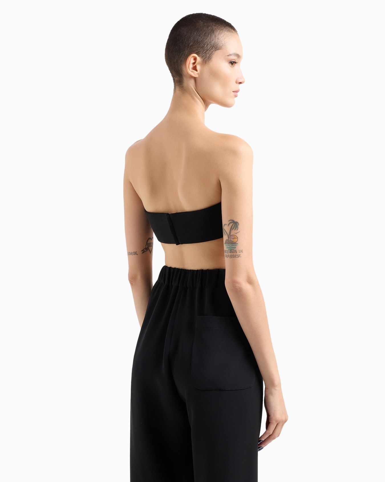 Silk cady bandeau top Slide 3