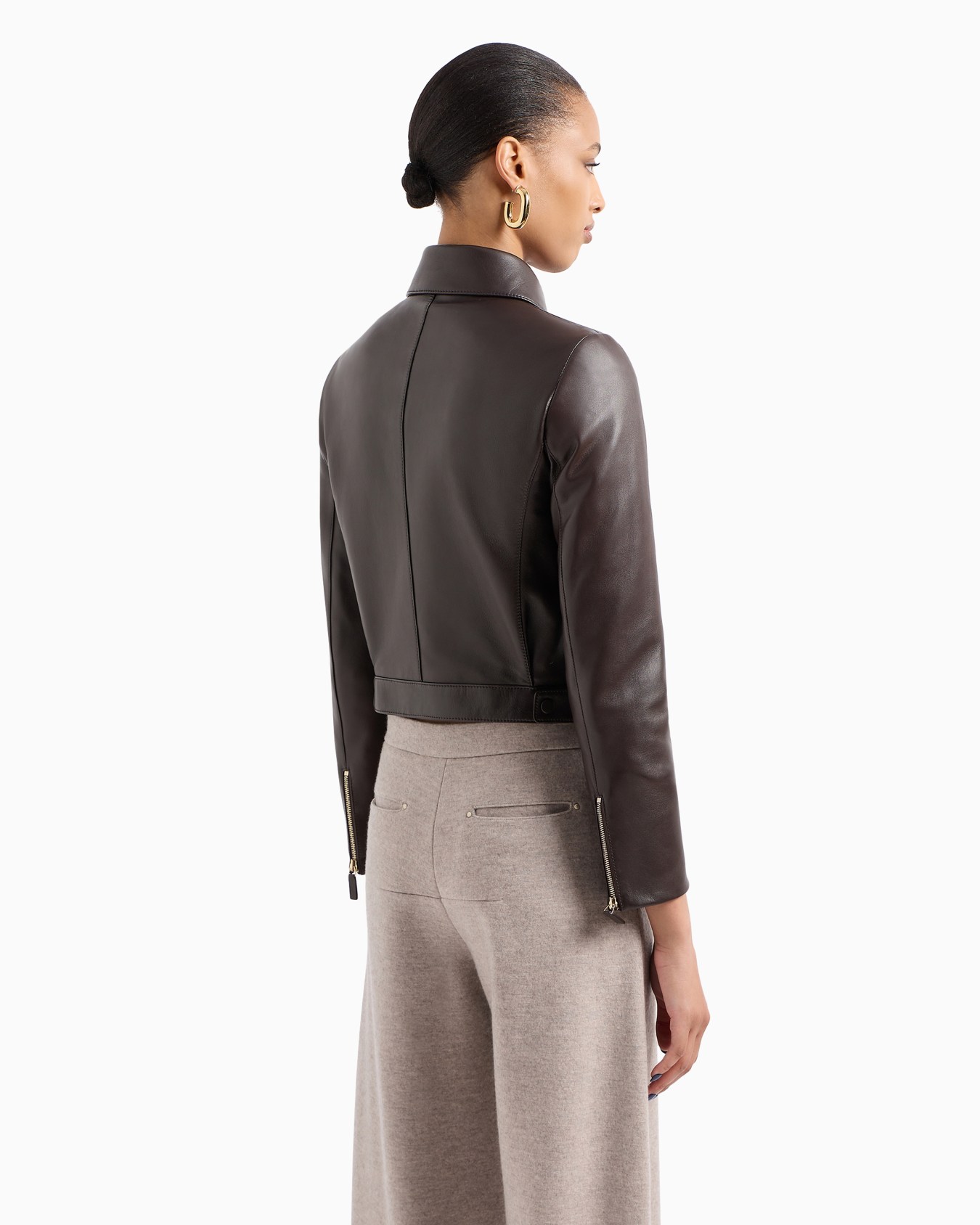 Veste courte en nappa Diapositive 3