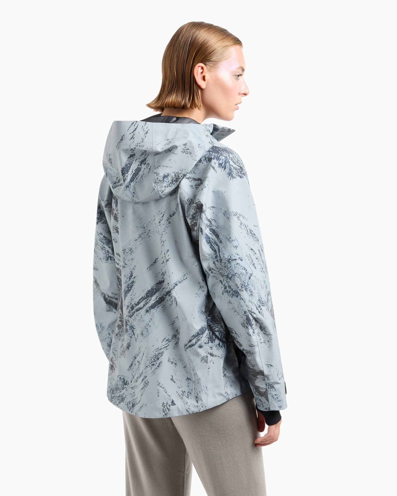 Giorgio Armani Neve ski jacket in printed reflex fabric Slide 2