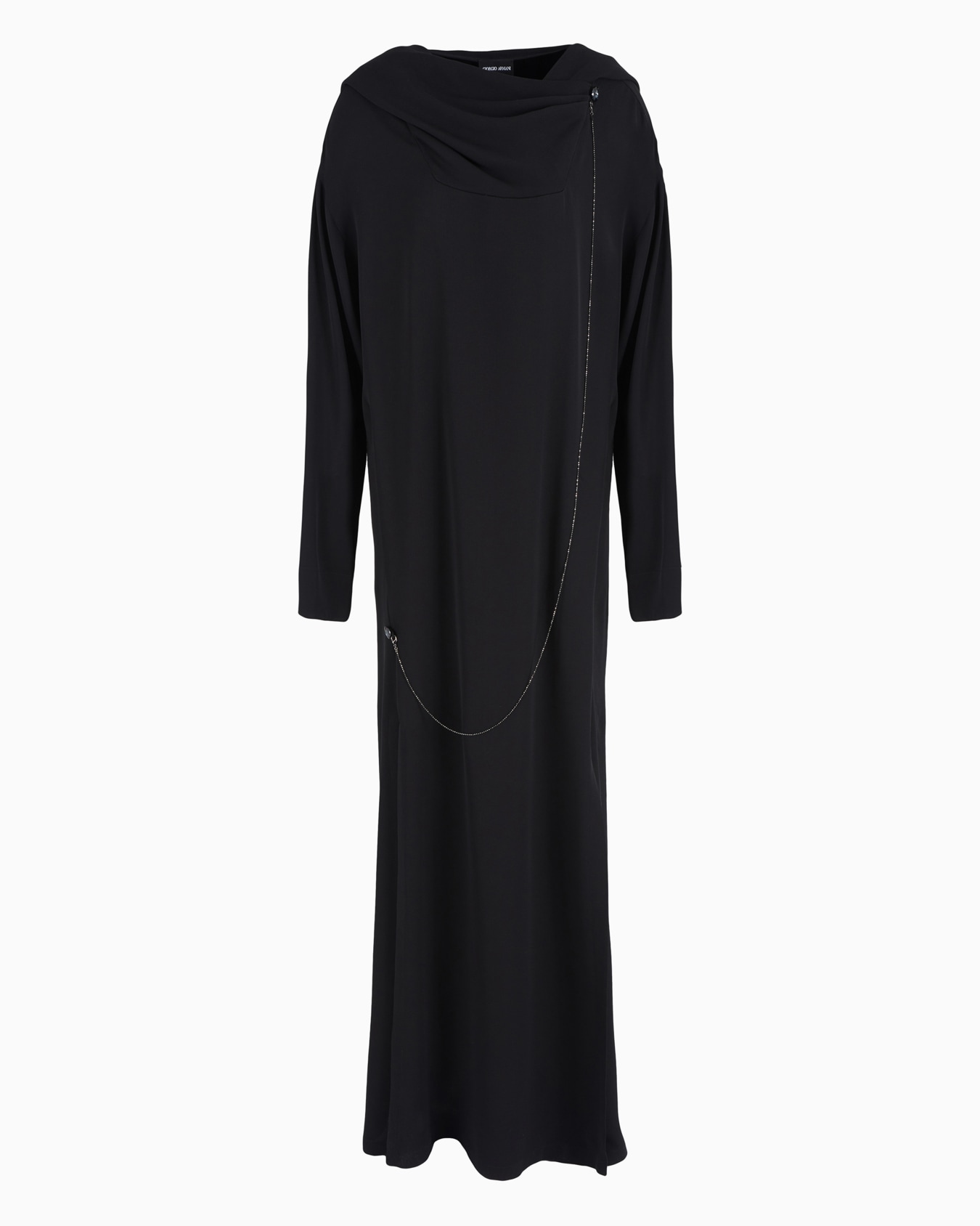 ASV triple silk georgette long dress Slide 0