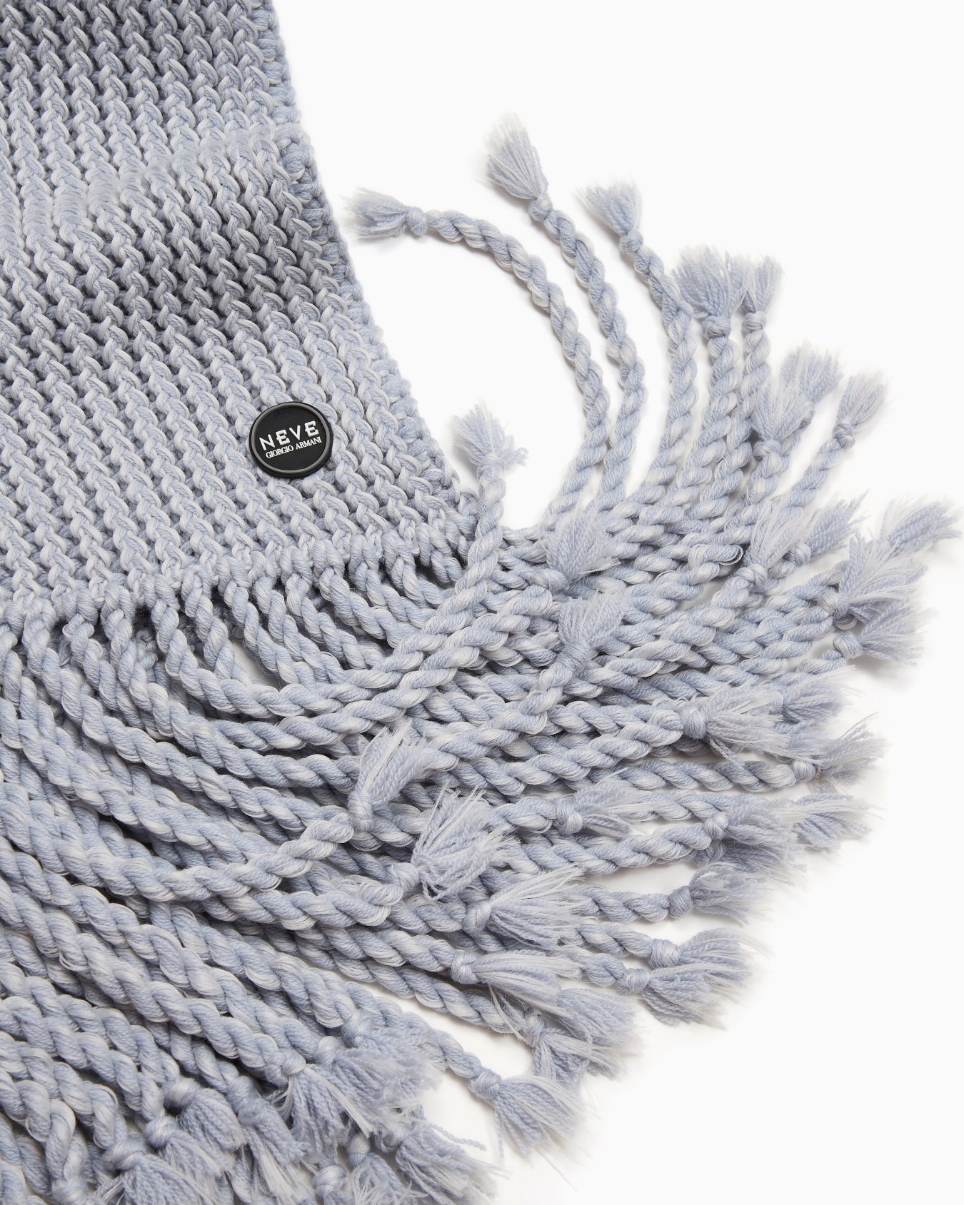 Giorgio Armani Neve scarf in wool and cashmere  Slide 1