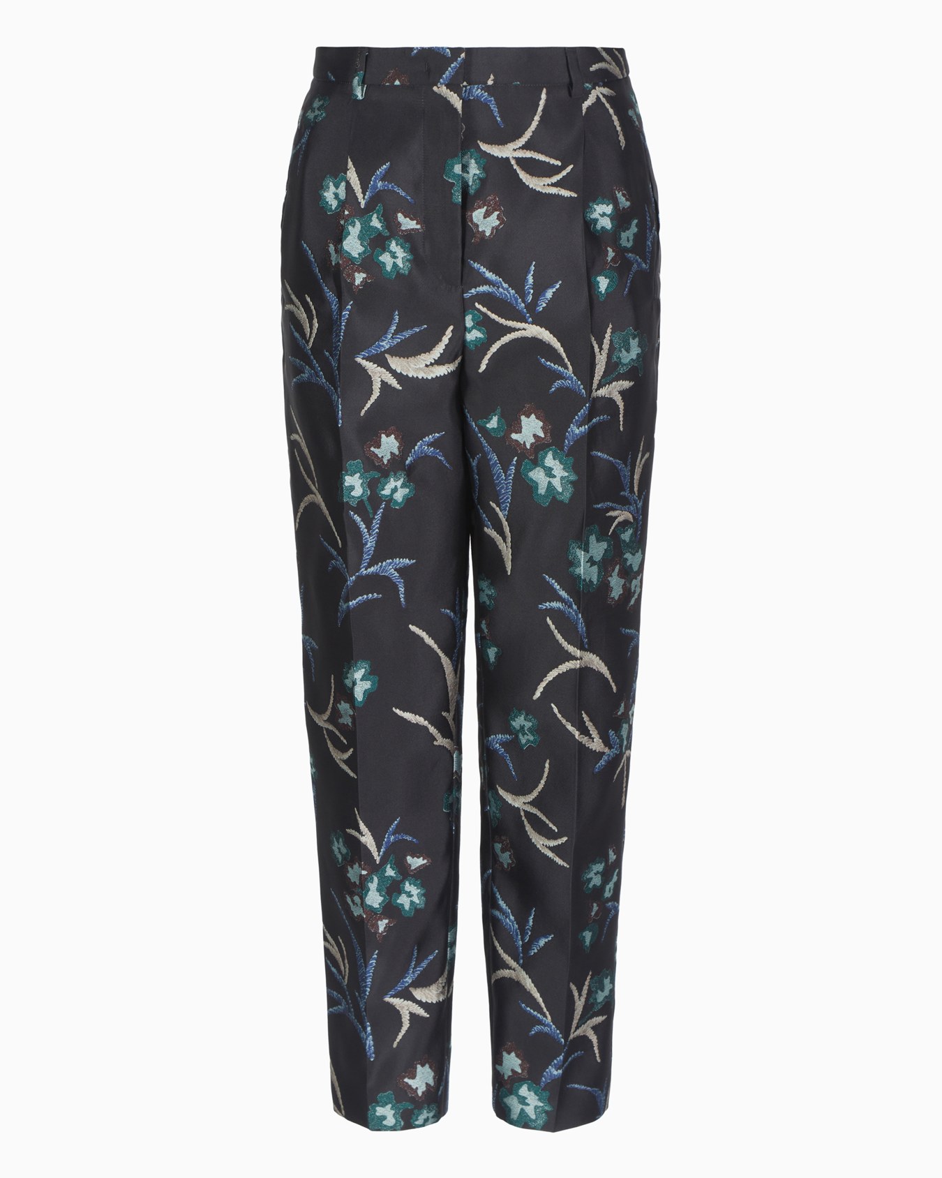 Falda pantalón en terciopelo de seda Diapositiva 0