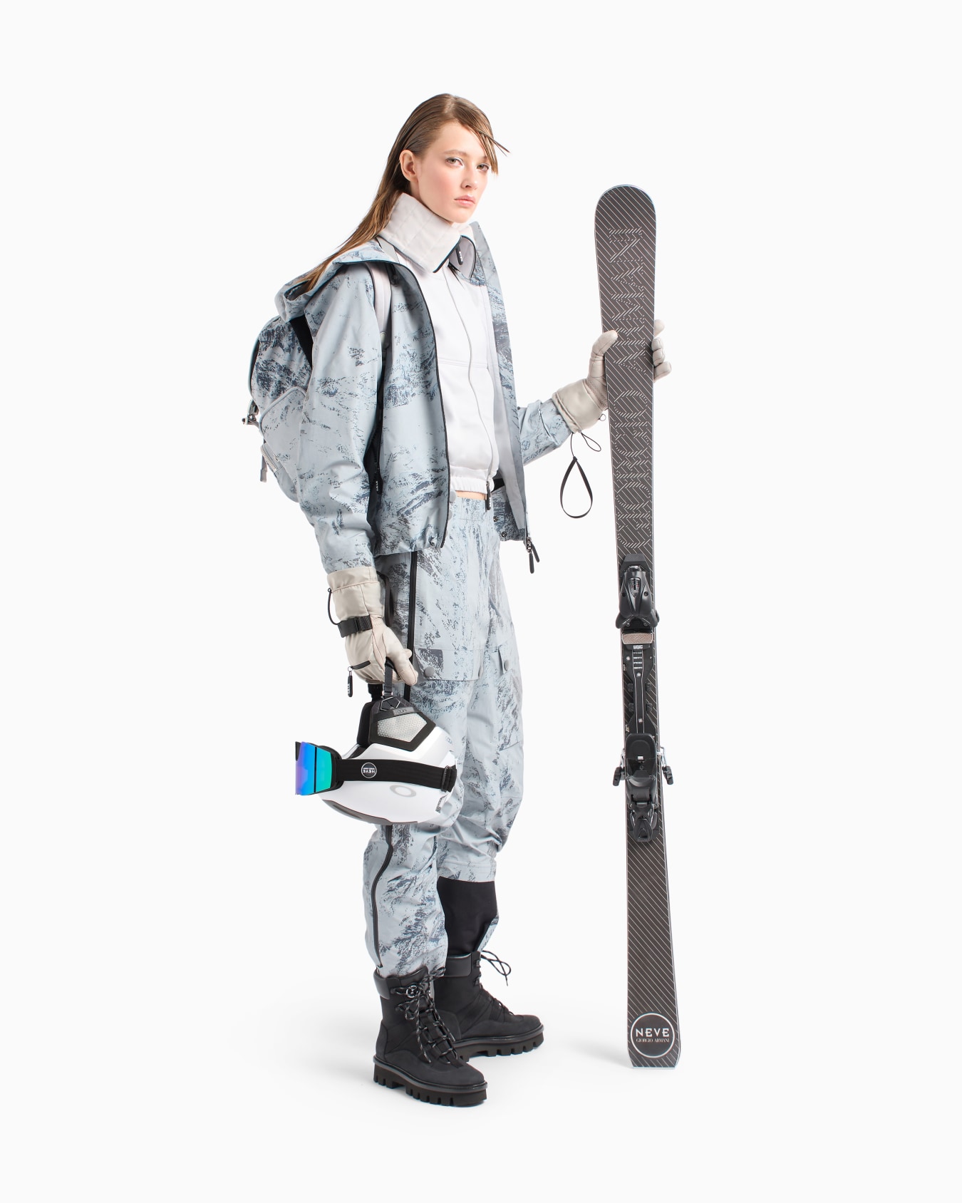 Giorgio Armani Neve Blouson in jersey tecnico Slide 2