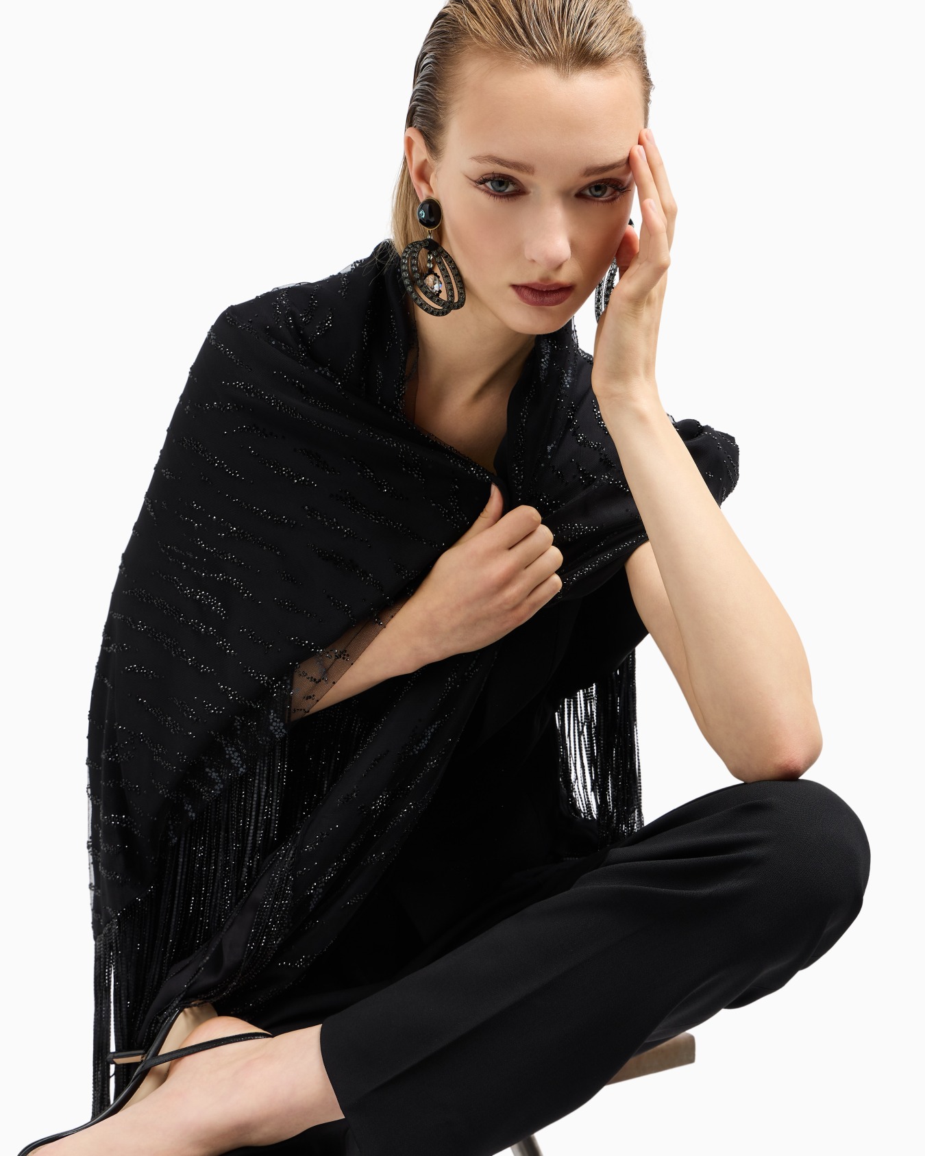 Two-pleat barathea-wool trousers Slide 5