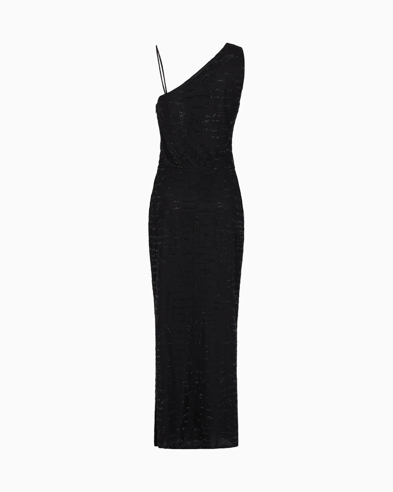Langes Kleid aus Seide mit Strassstickerei Folie 0